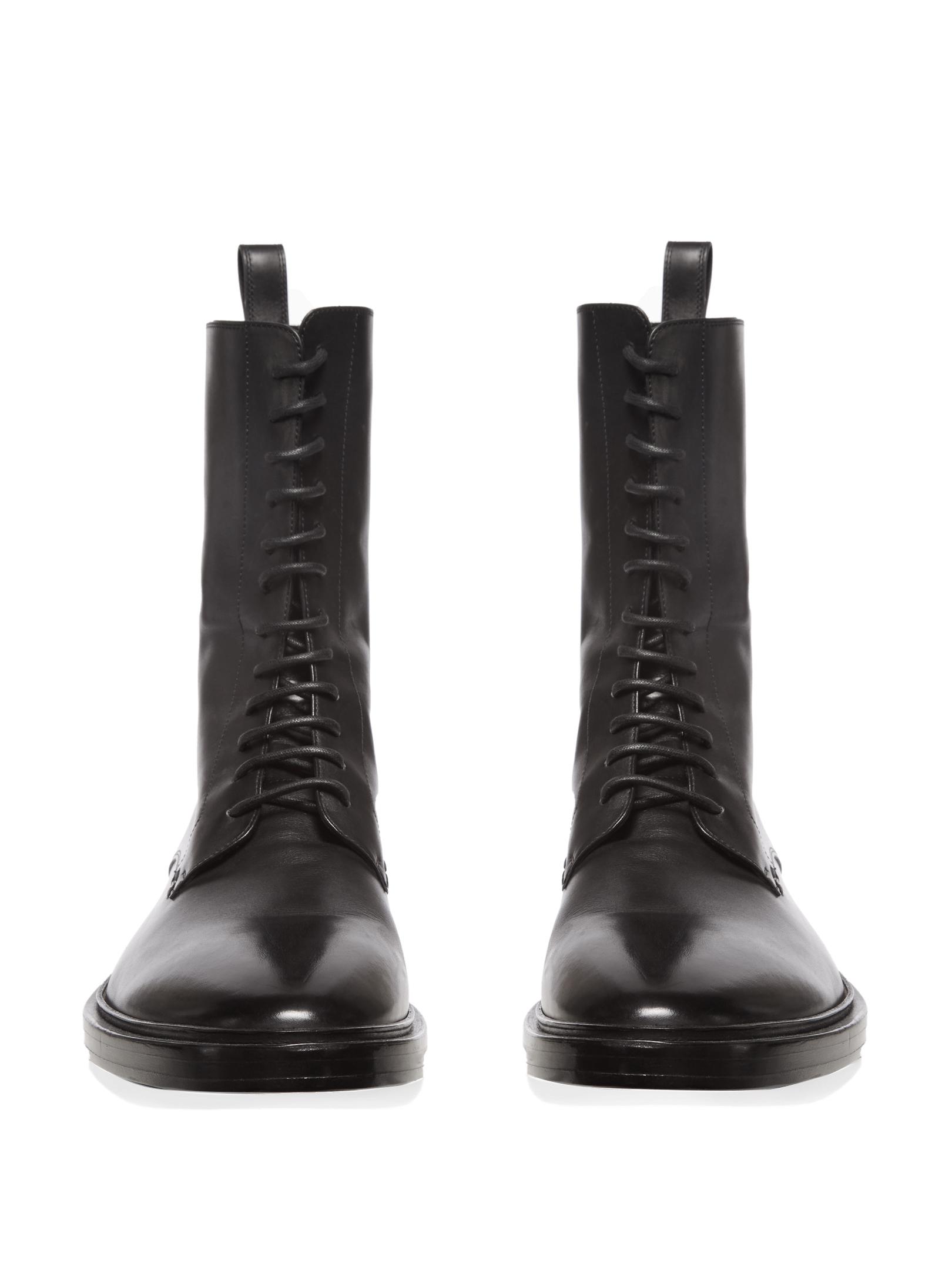 balenciaga lace up boots