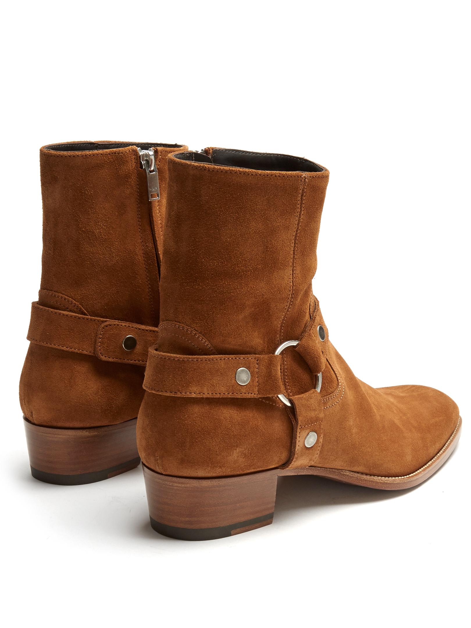 wyatt tan apron boot