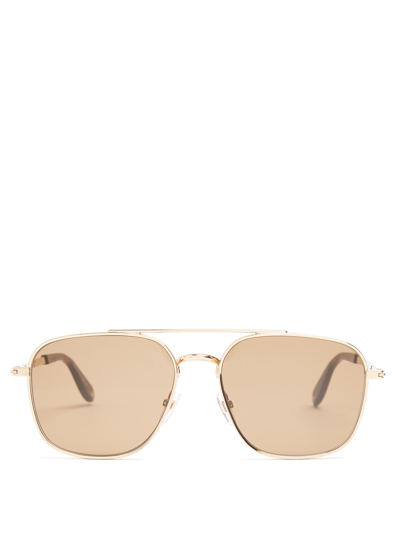 givenchy gold aviators