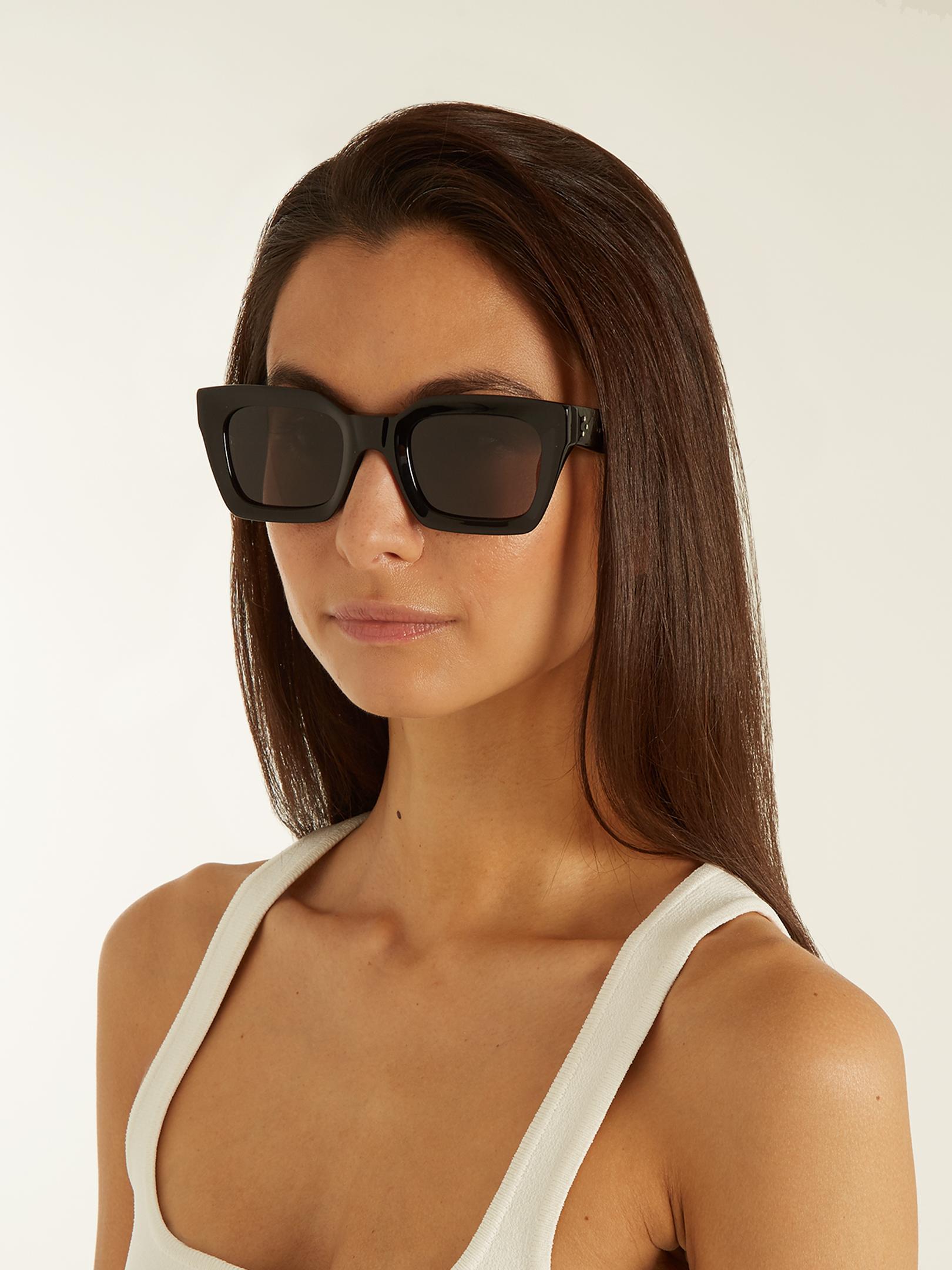 Kate oversized sunglasses Celine Pink in Plastic - 36105598