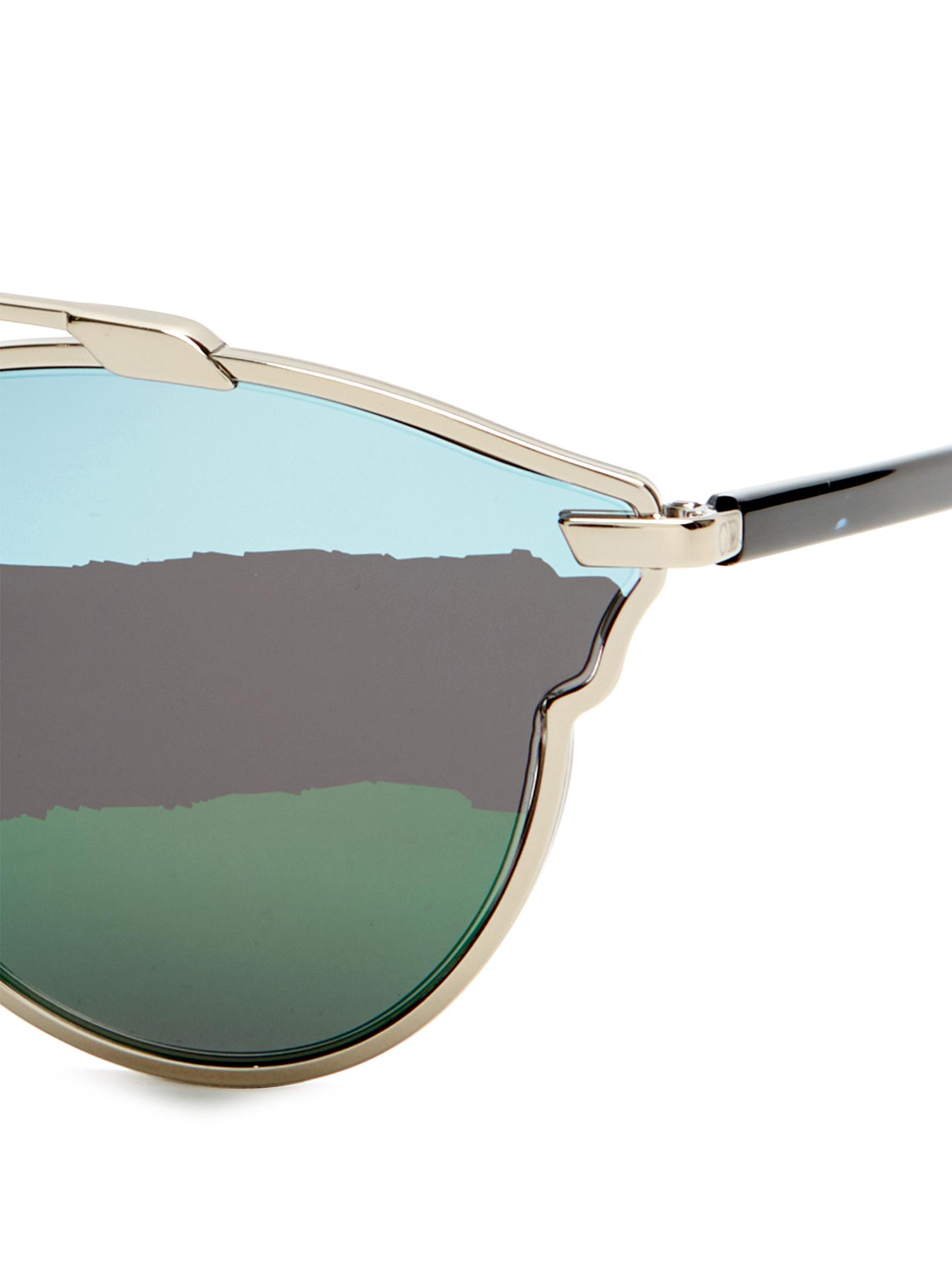 Dior Leather So Real Tri Colour Sunglasses Lyst