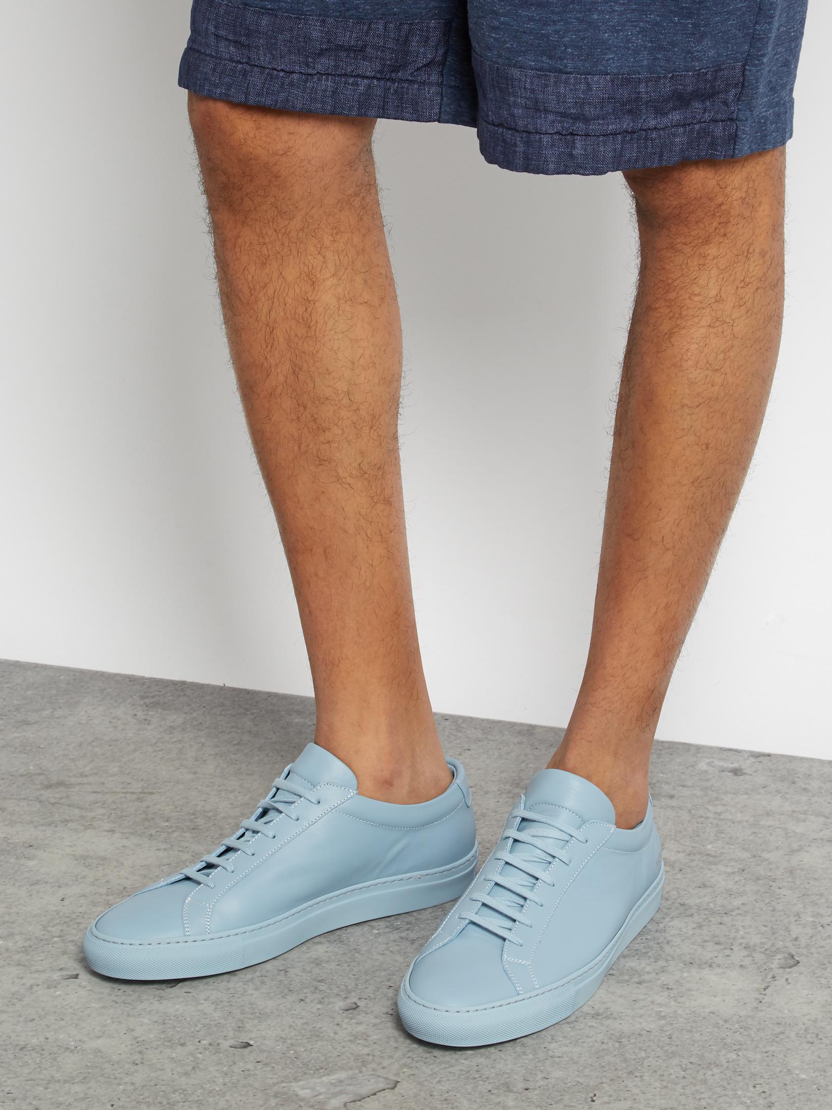 Common Projects Original Achilles Low 3701 Sneakers in Blue for Men | Lyst