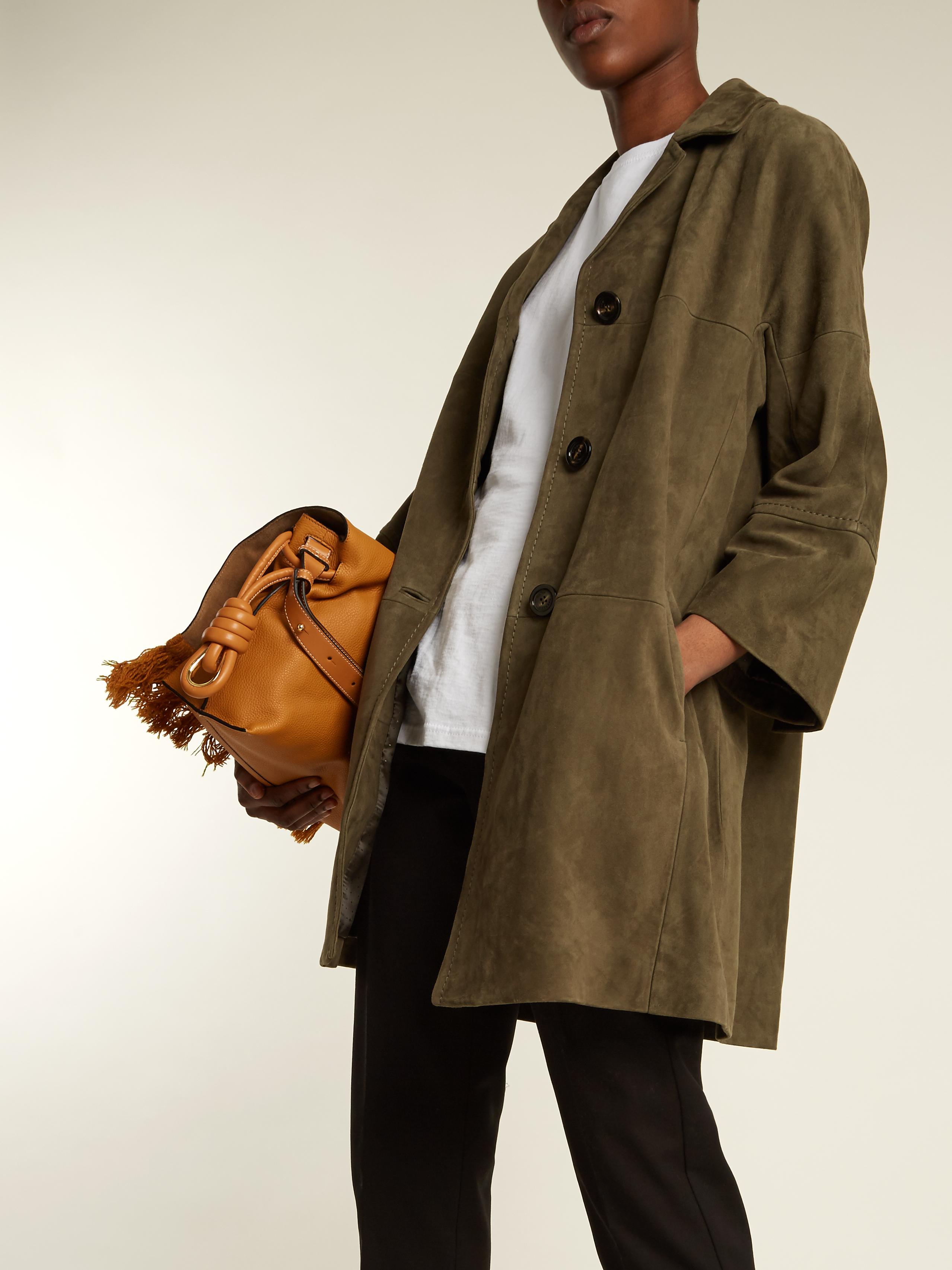 max mara suede coat