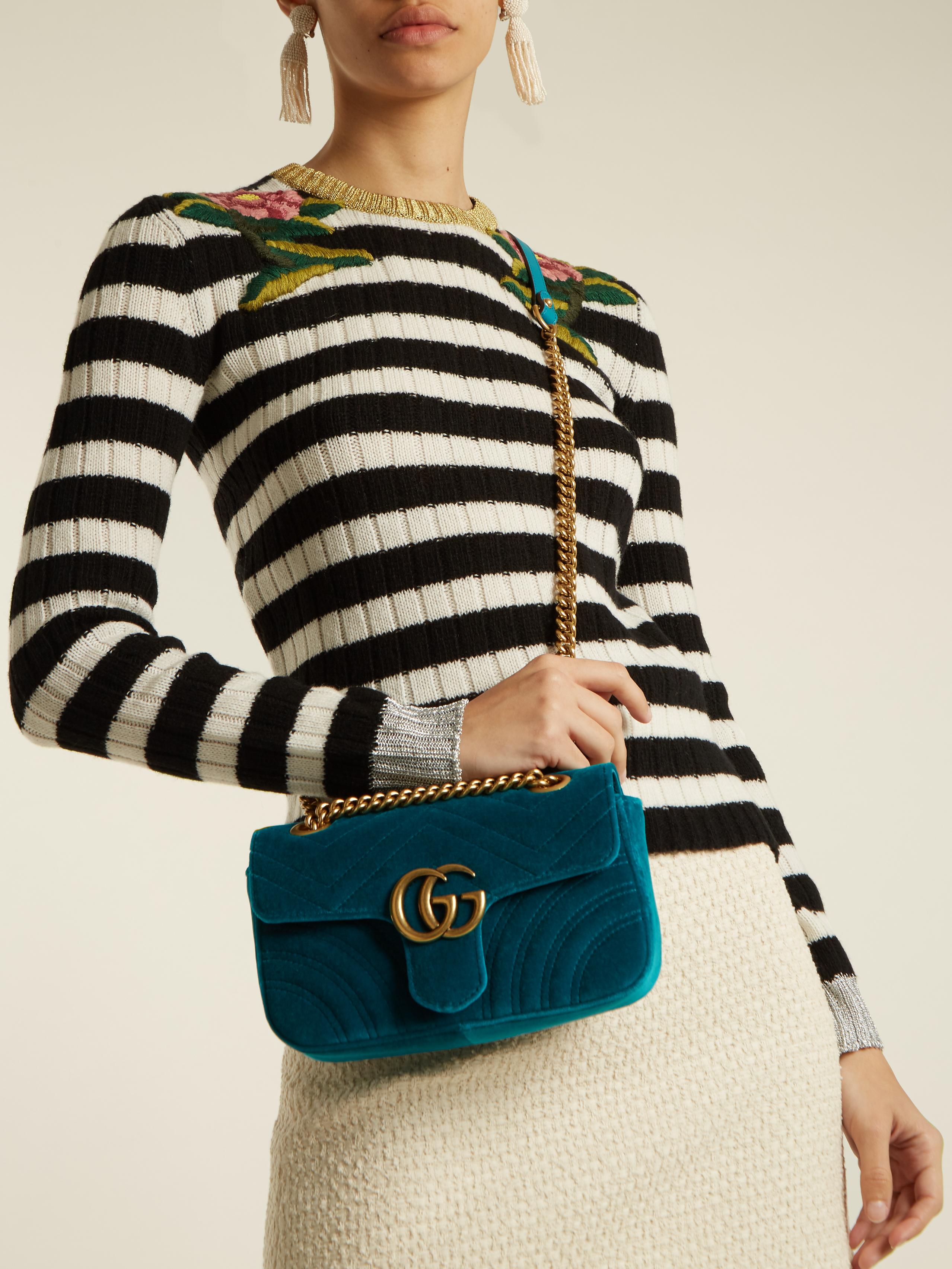 gucci blue marmont