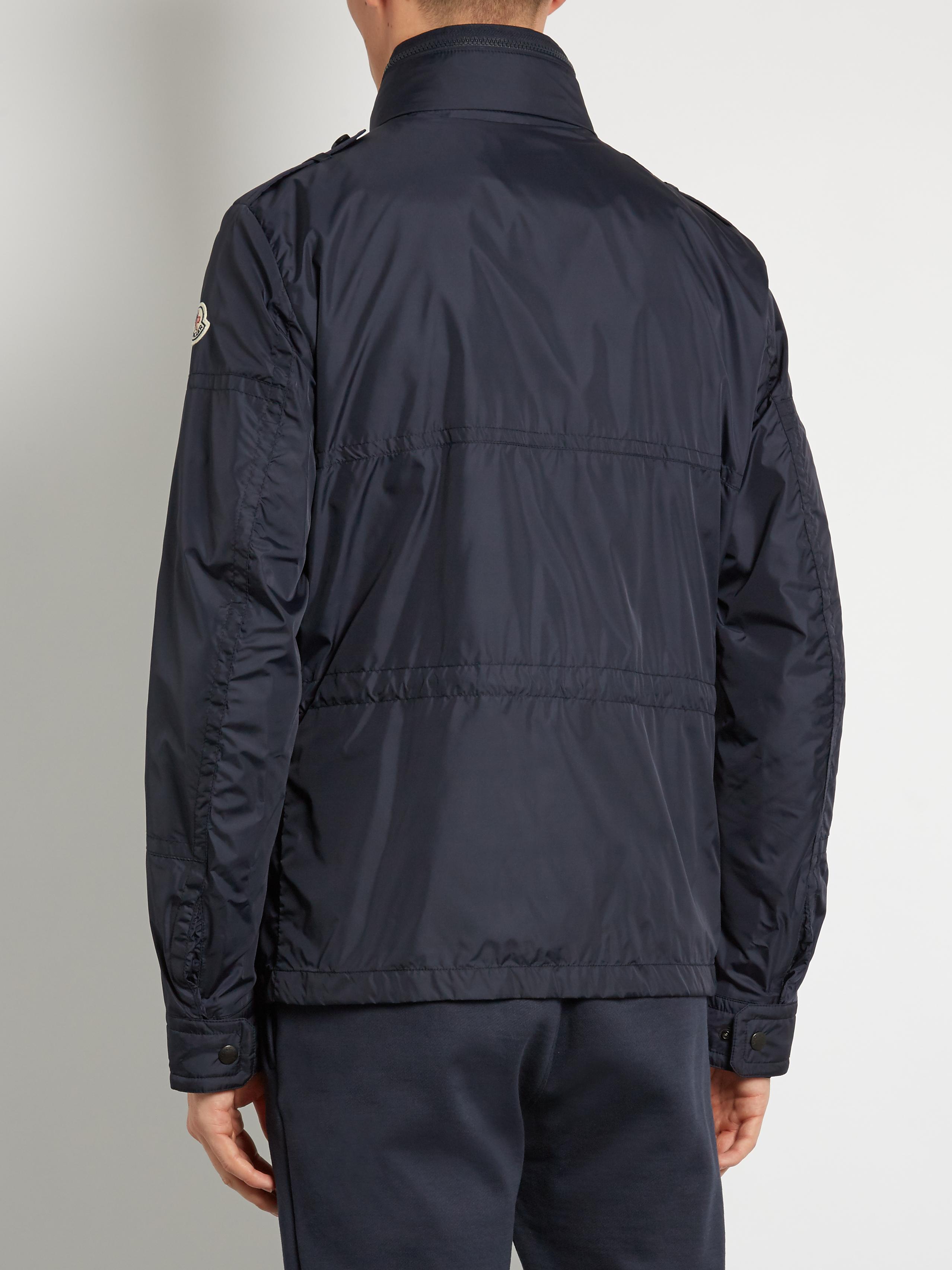 Download Moncler Synthetic Jonathan Shell Hooded Jacket in Navy ...