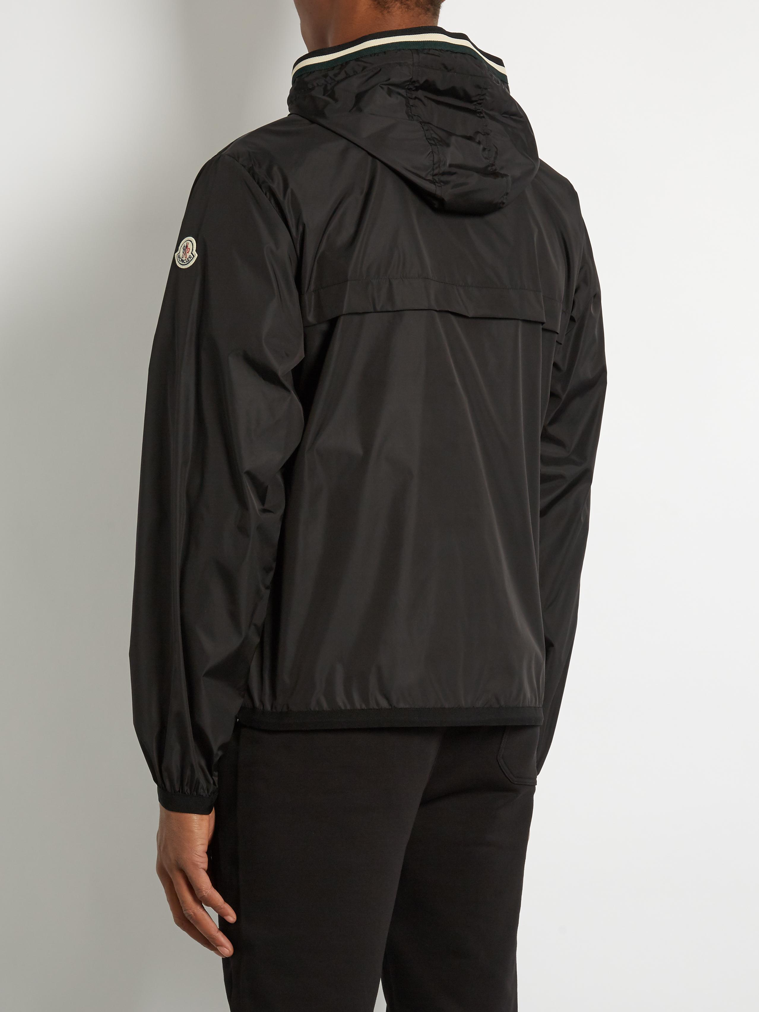 Moncler Synthetic Anton Lightweight Hooded Jacket in Black for Men - Lyst