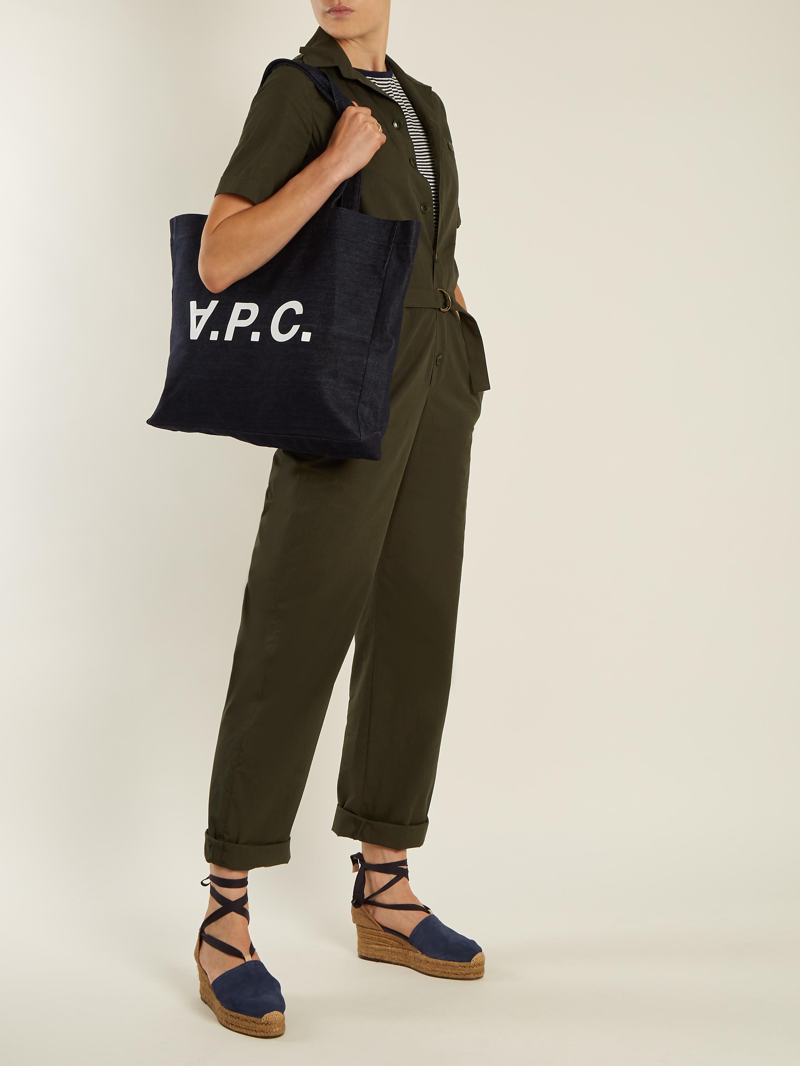 apc denim bag
