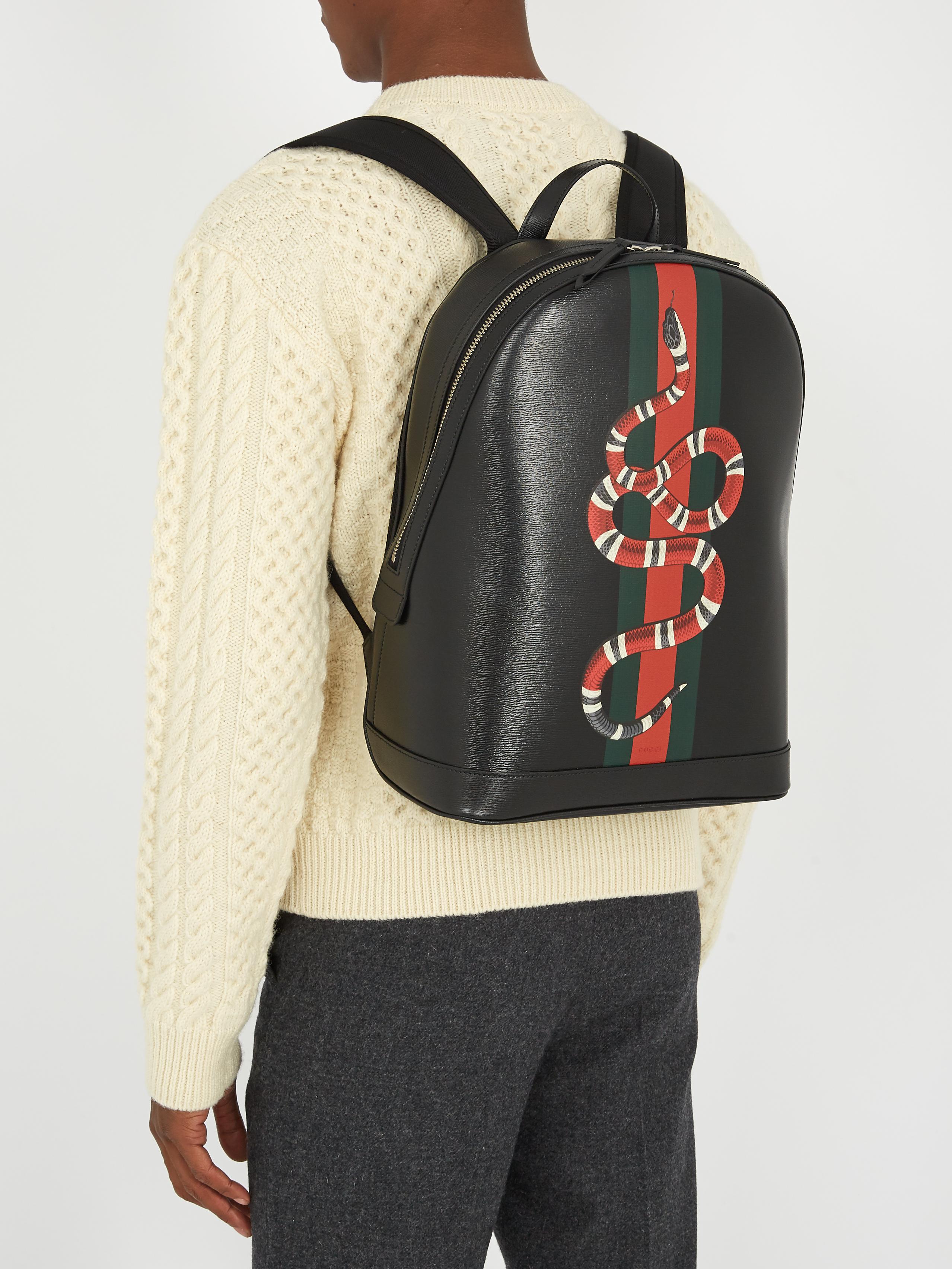 gucci kingsnake backpack