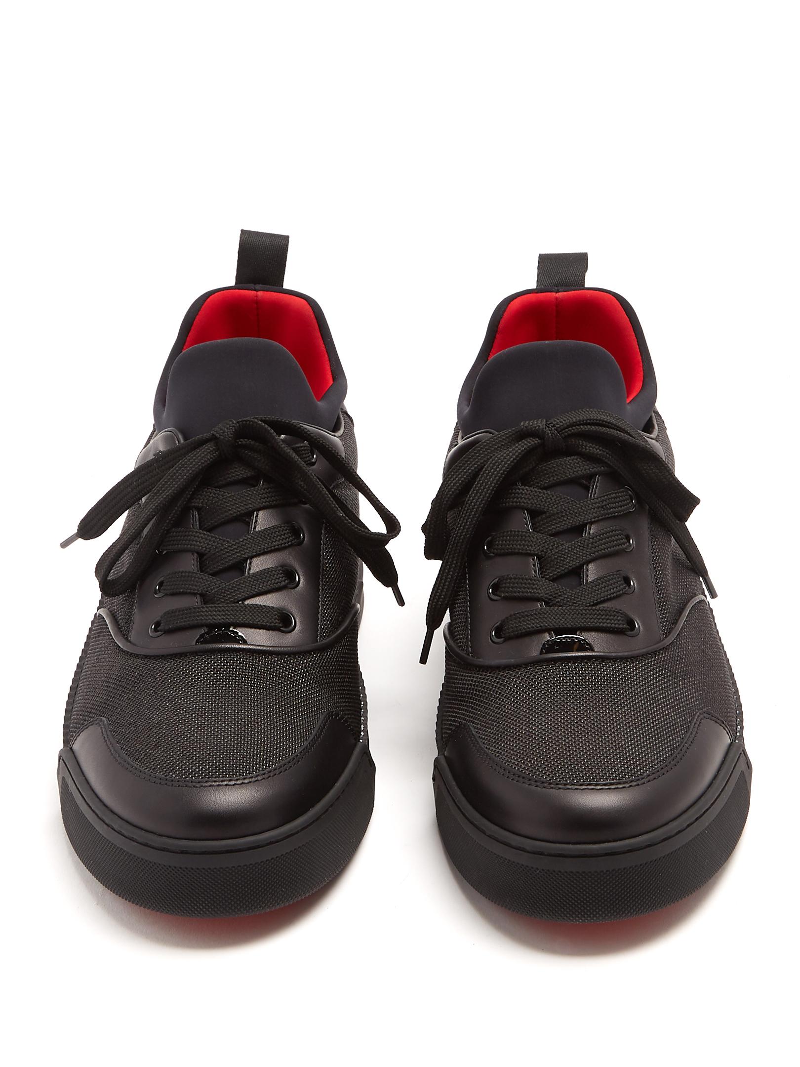 Christian Louboutin Cotton Aurelien Low Top Leather