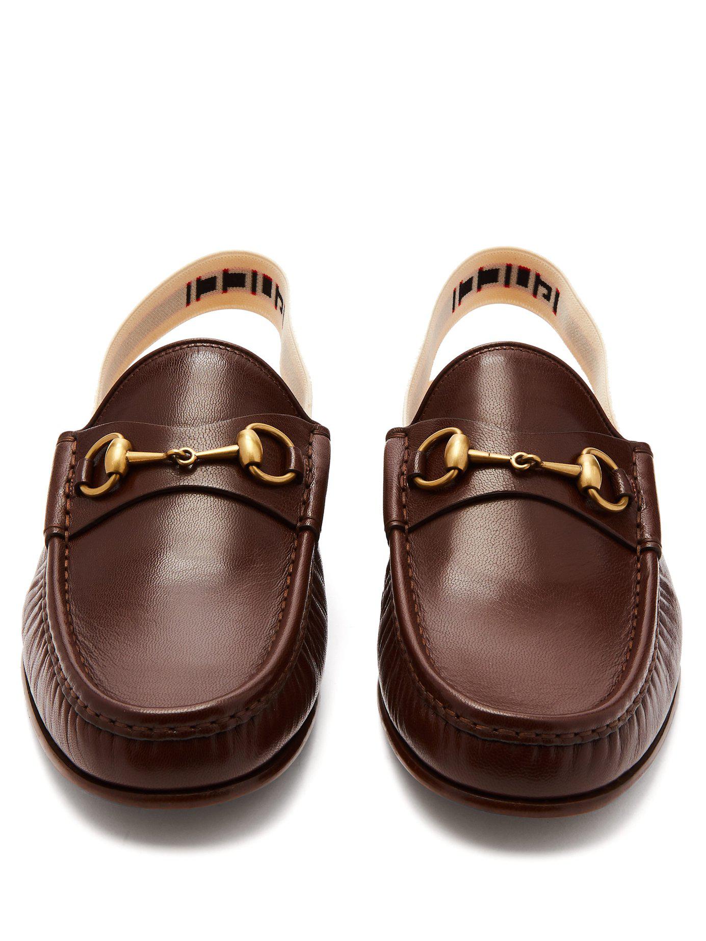 gucci loafers slingback