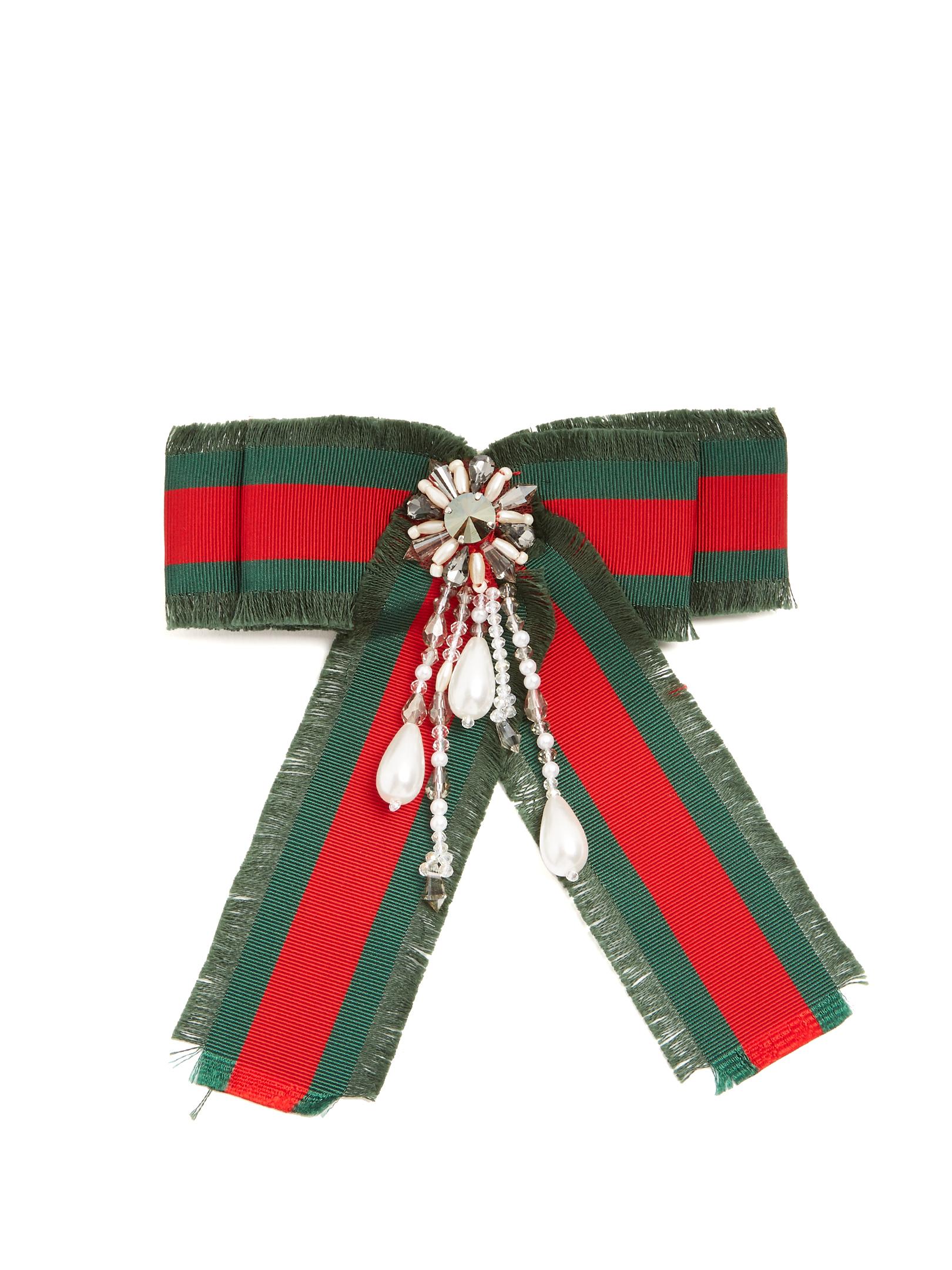 Bow Brooch (Green) main image 1