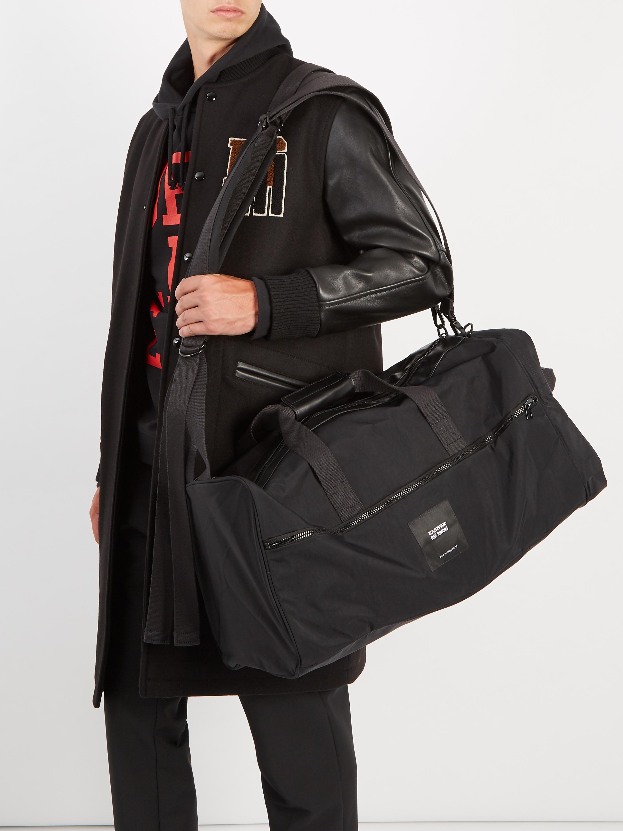 Raf Simons Synthetic X Eastpak Nylon Weekend Bag in Black for Men - Lyst