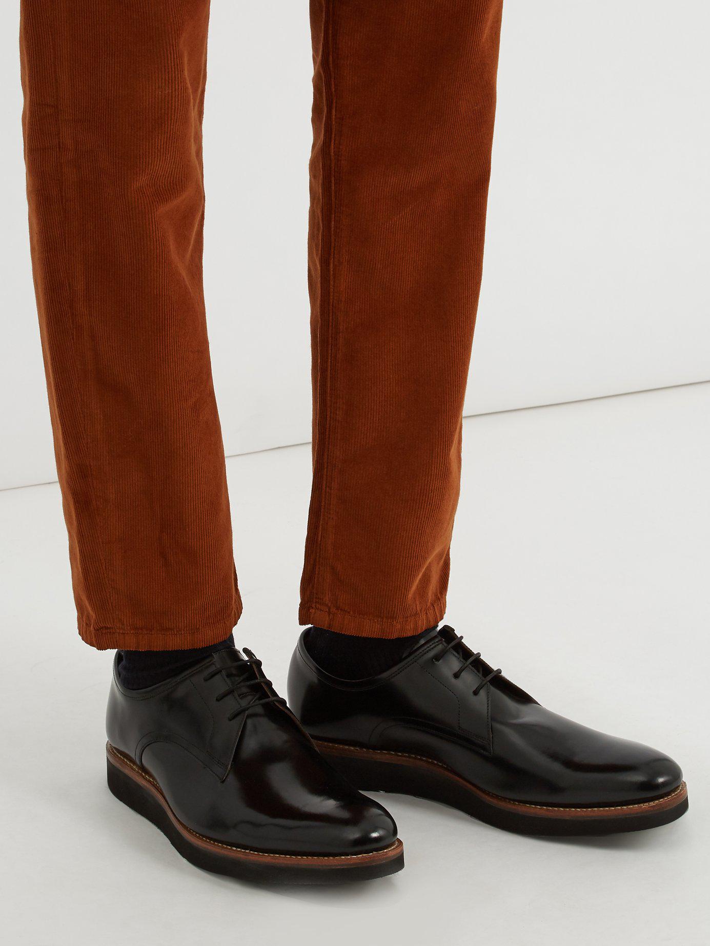 Grenson Lennie Leather Derby Shoes in 