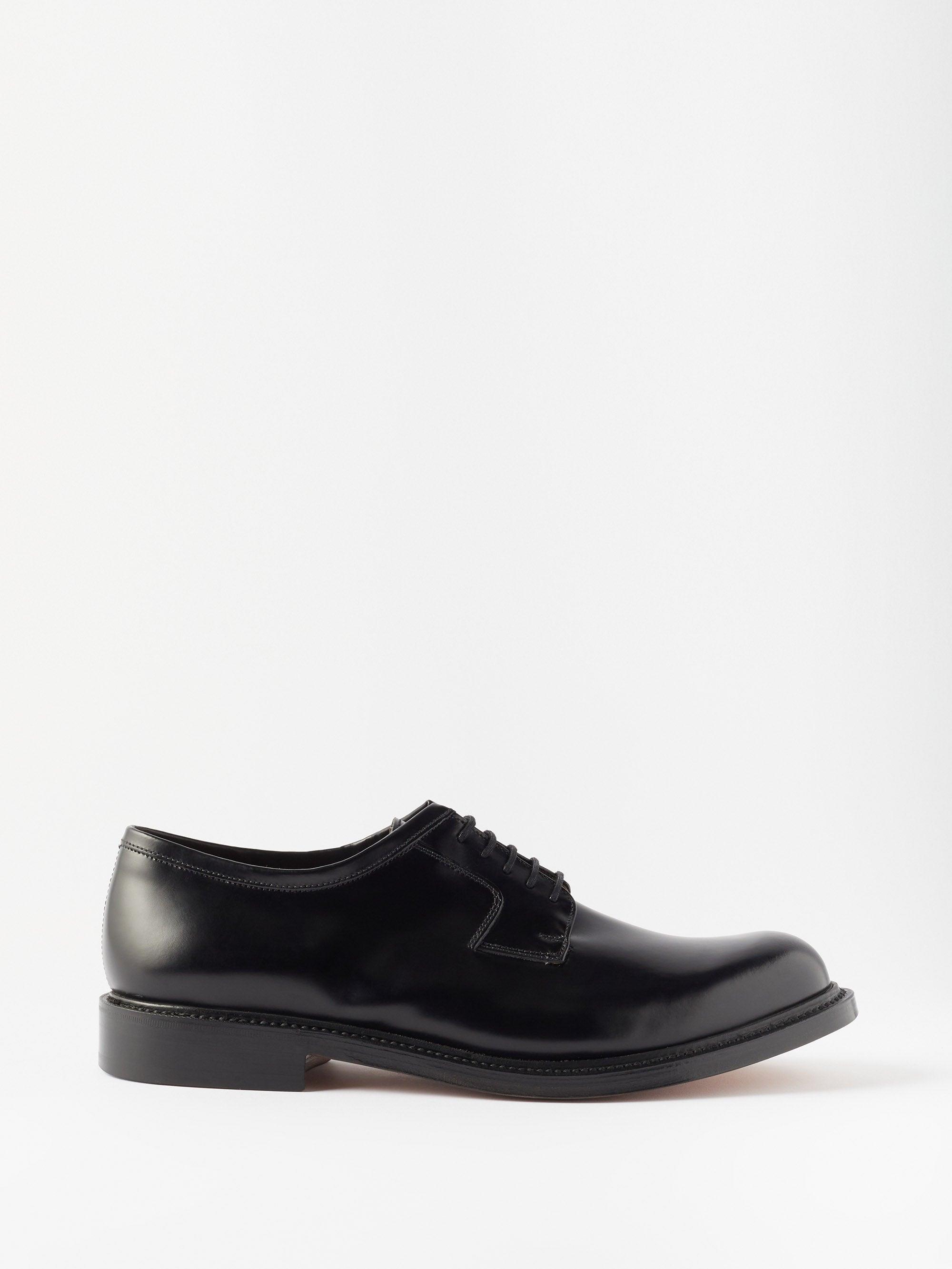 Grenson Camden Leather Derby Shoes in White for Men | Lyst