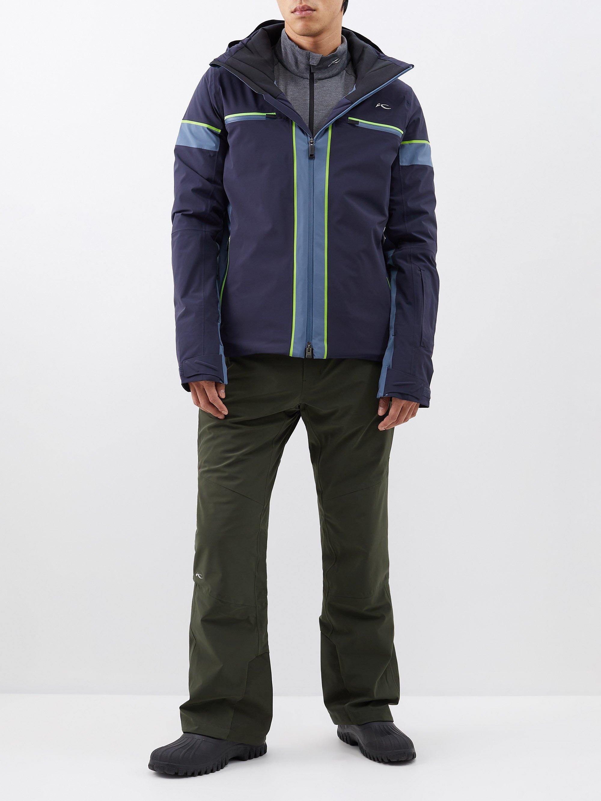 Kjus All Timer Hooded Ski Jacket in Blue for Men | Lyst