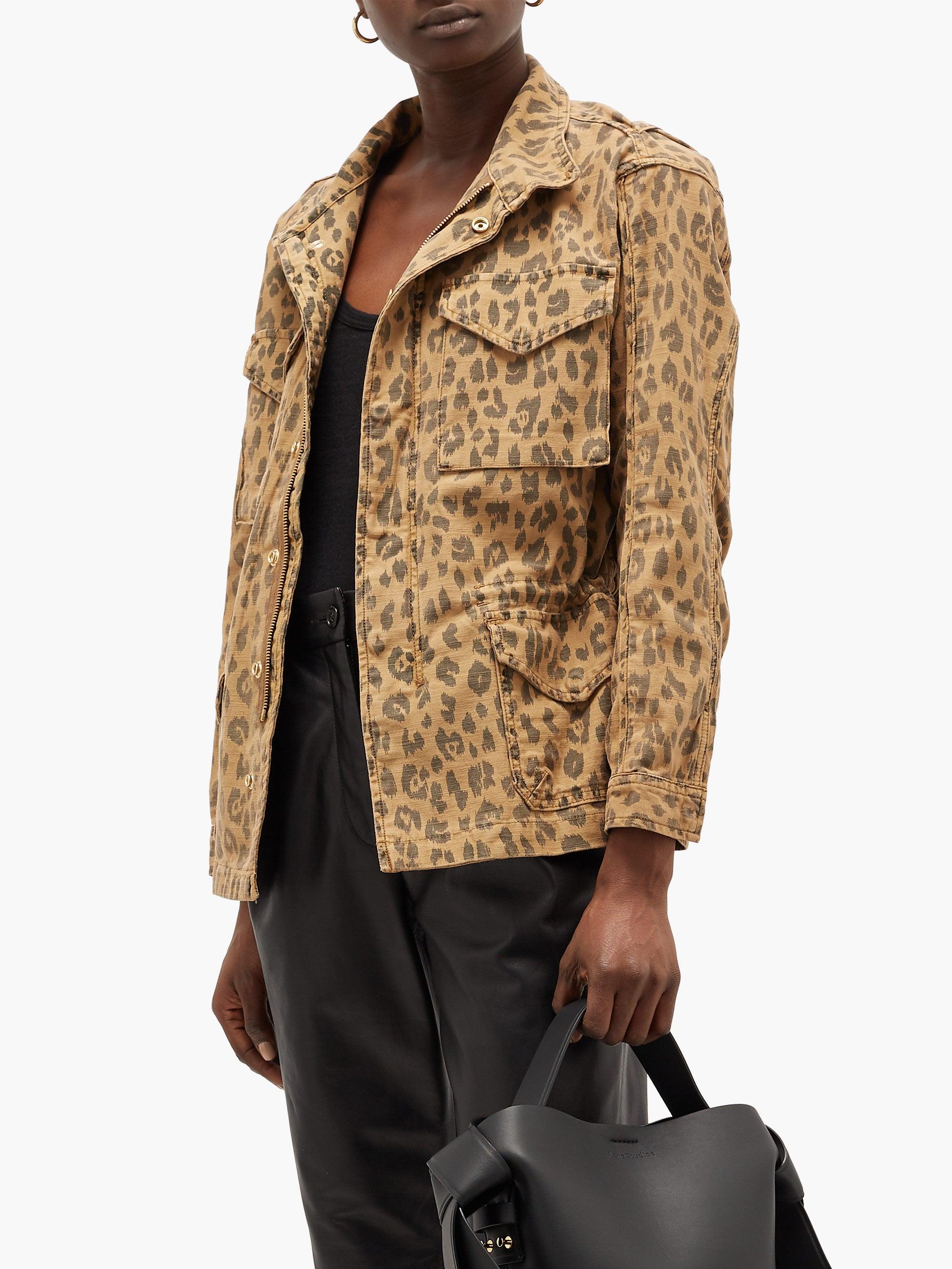 frame leopard jacket