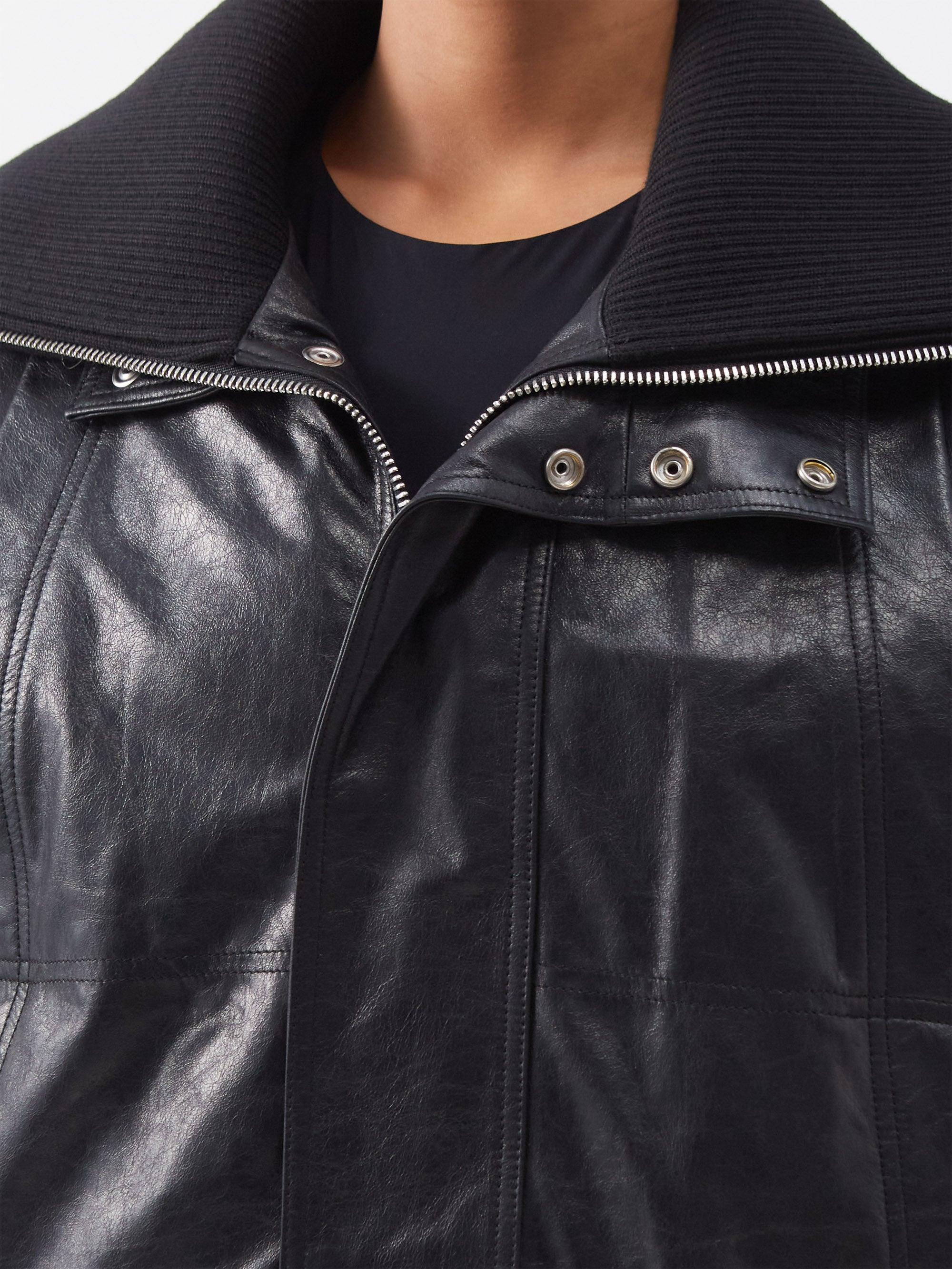 LEMAIRE / 2019AW Leather Shirt Jacket-