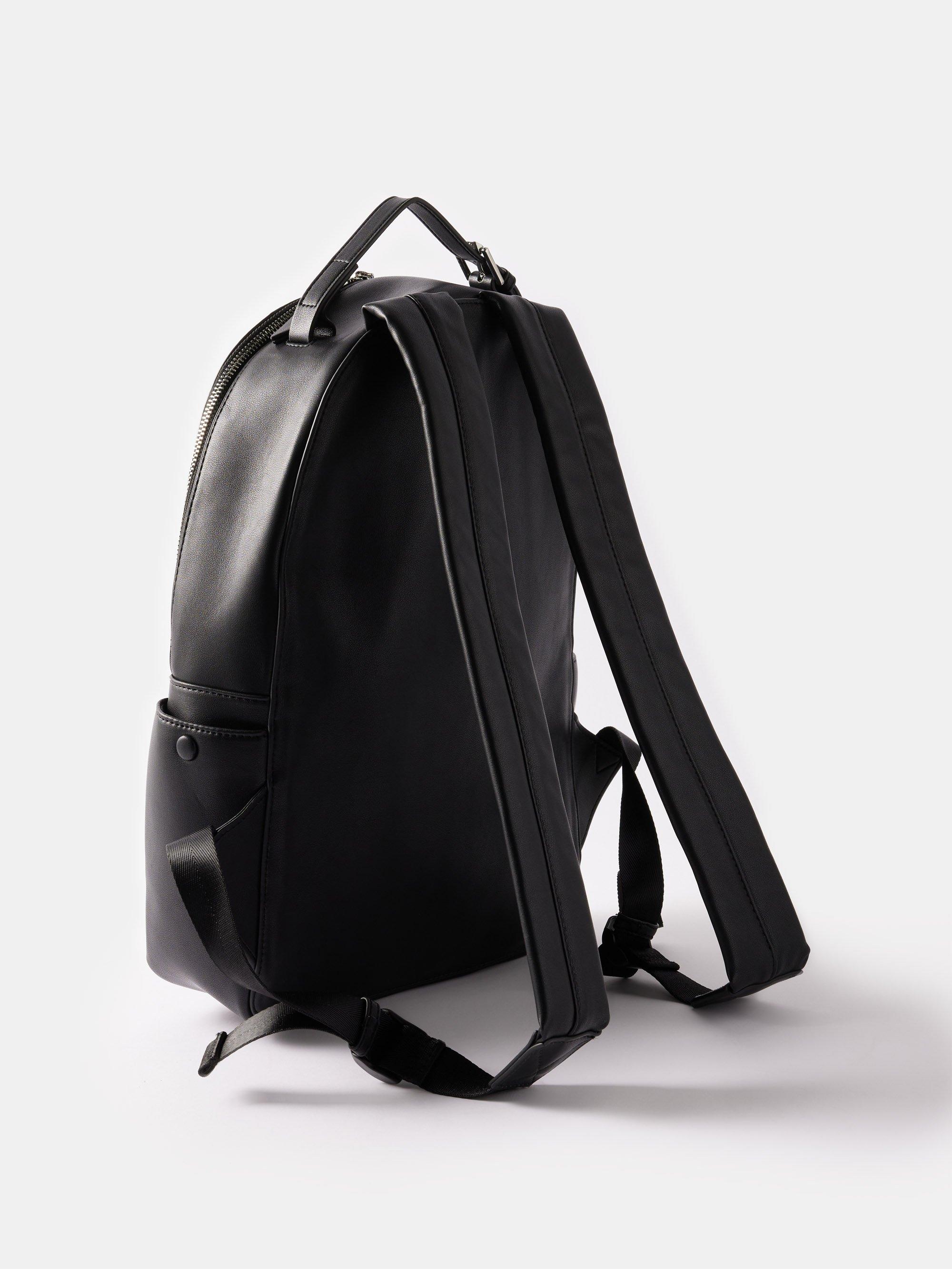 A.P.C. Nino Faux leather Backpack in Black for Men Lyst