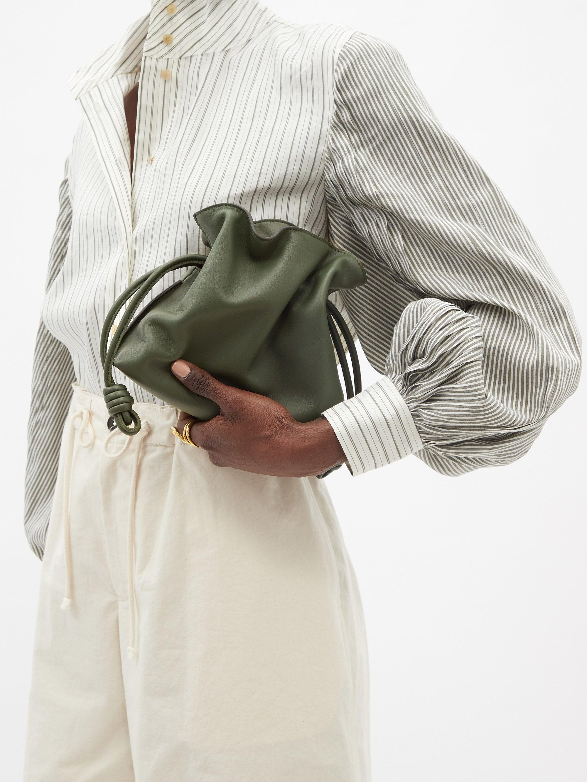 Loewe Flamenco Mini Leather Clutch Bag | Lyst