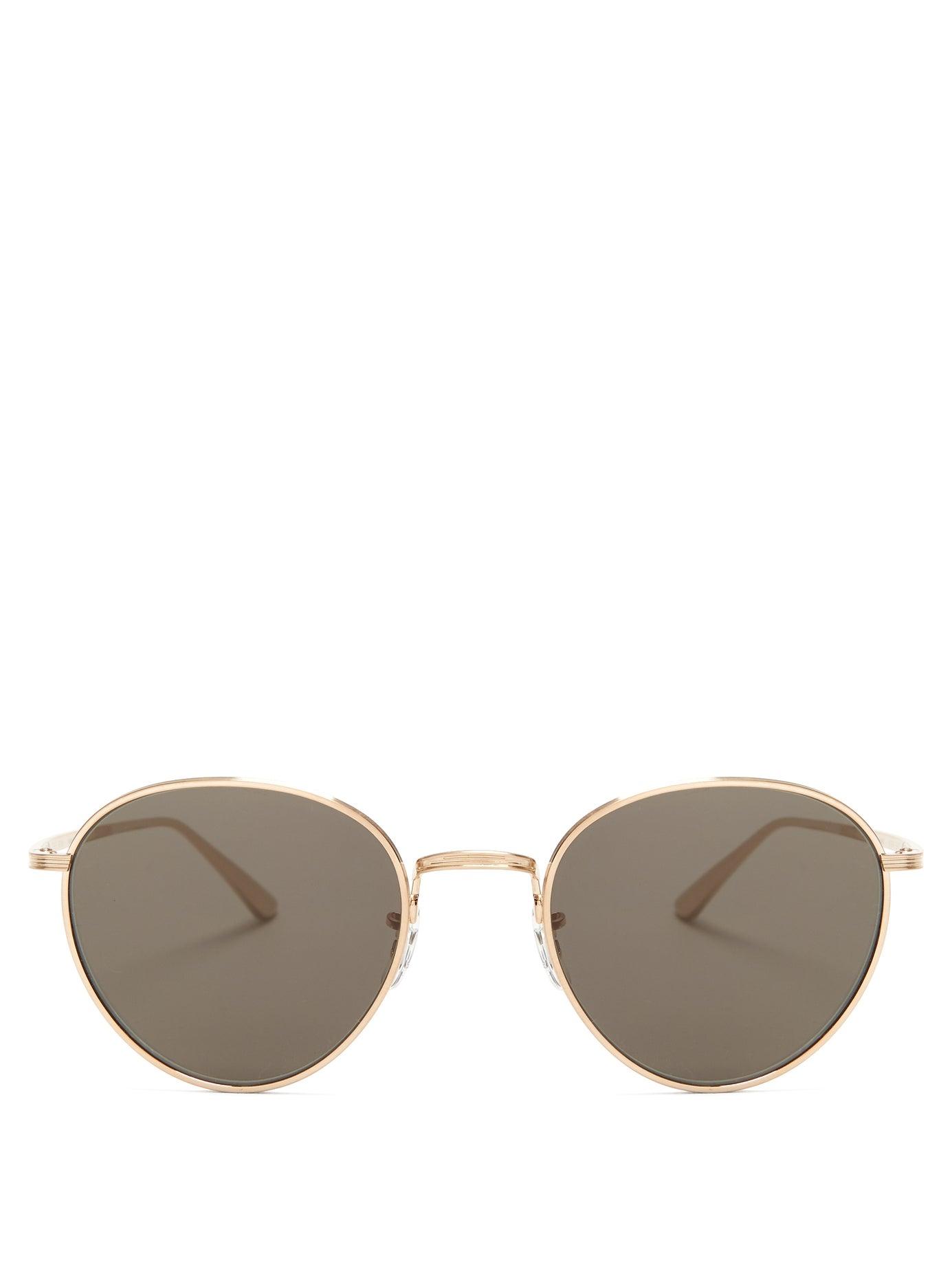 The Row X Oliver Peoples Brownstone 2 Sunglasses in Metallic | Lyst