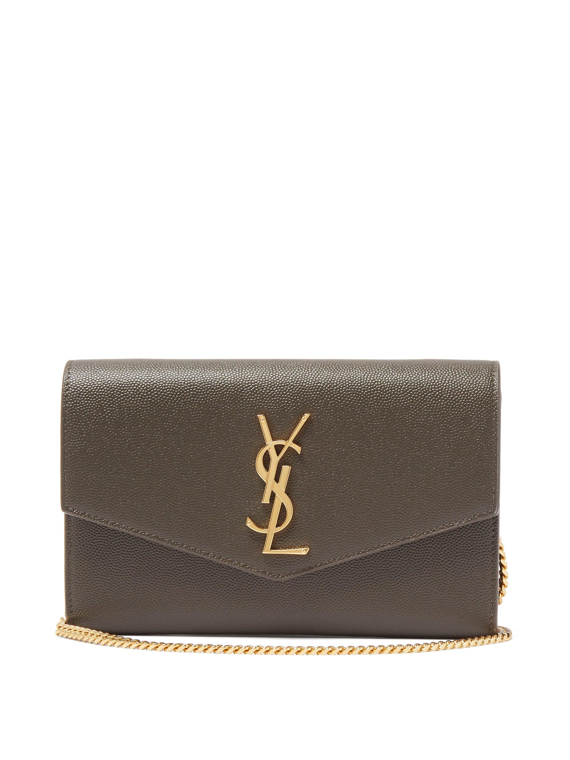 ysl grey crossbody