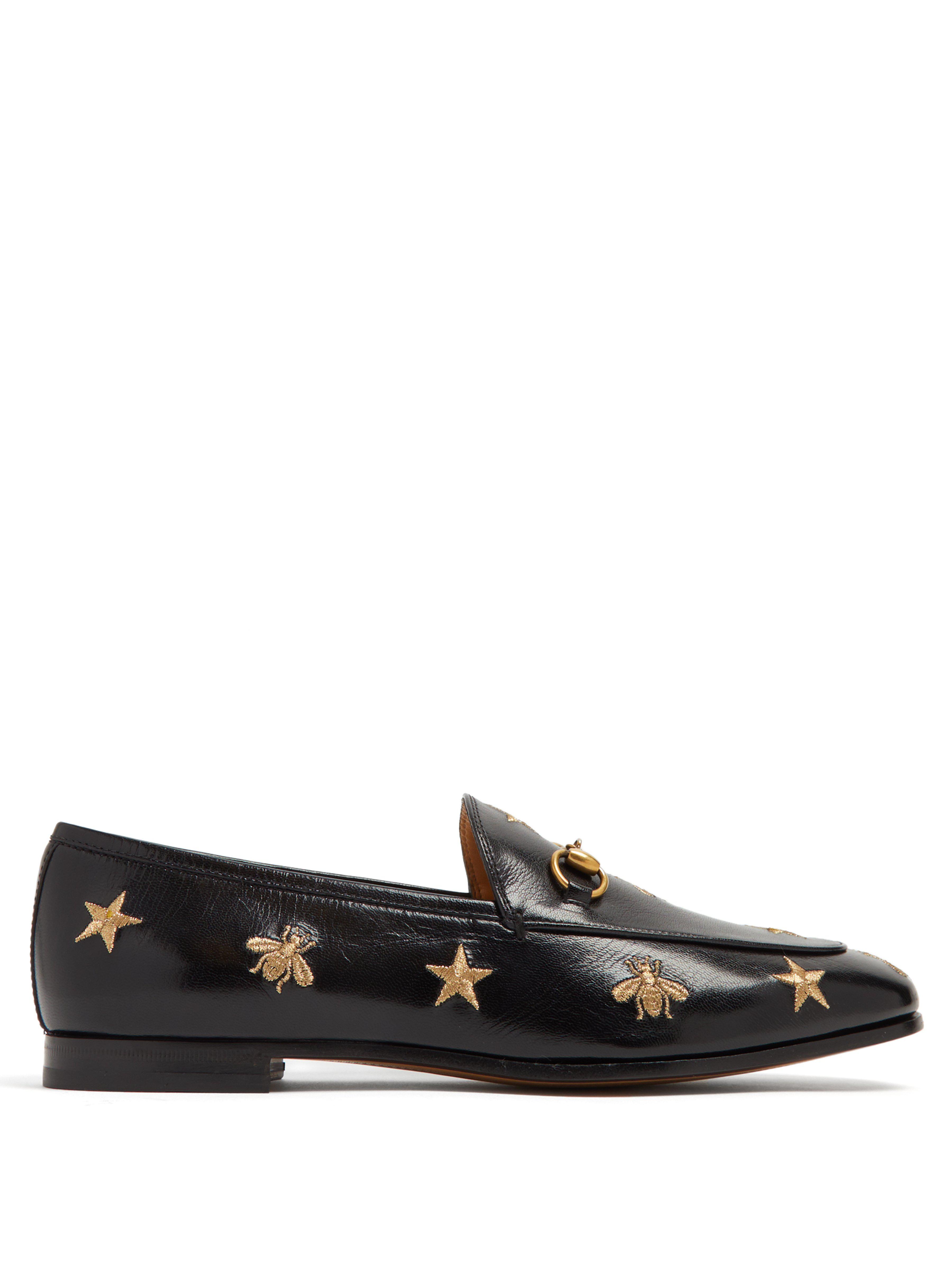 jordaan embroidered leather loafers
