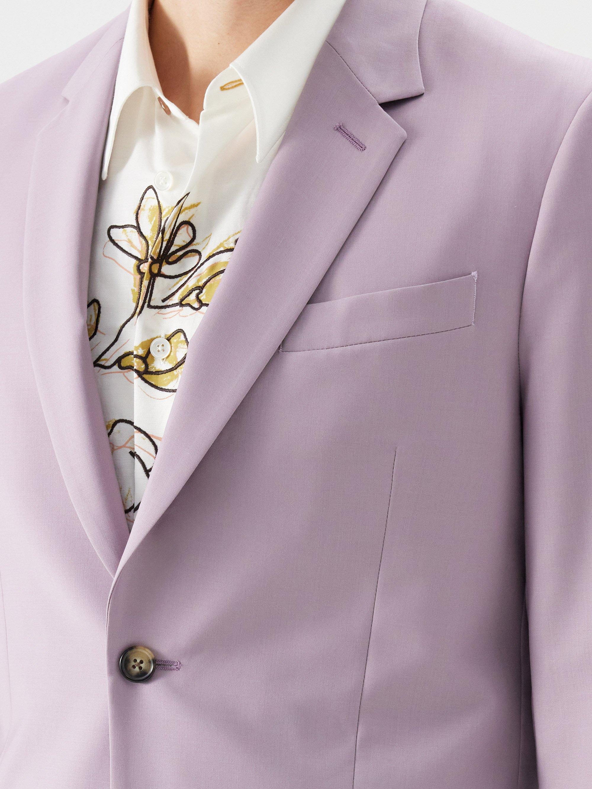 Paul Smith Single breasted Wool And Mohair Blend Suit Jacket in