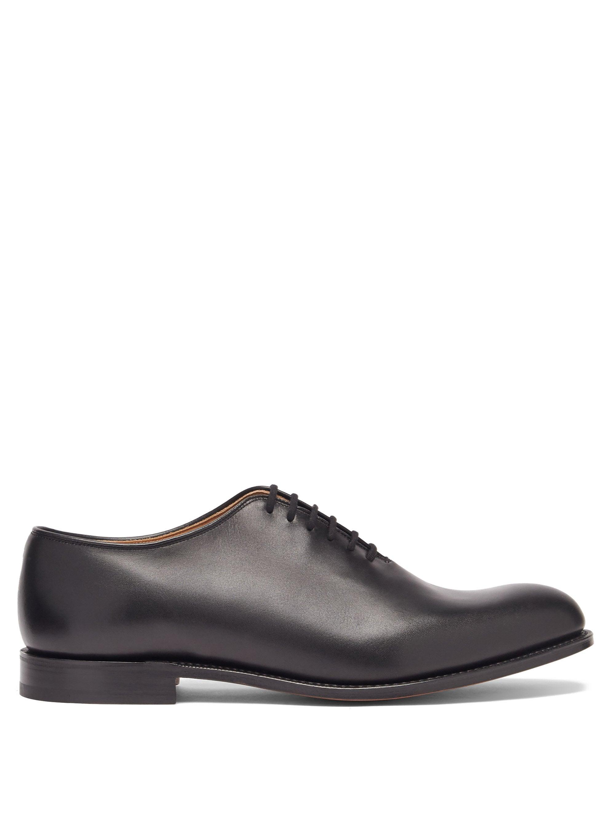 Church's Athens Leather Oxford Shoes in Black for Men | Lyst