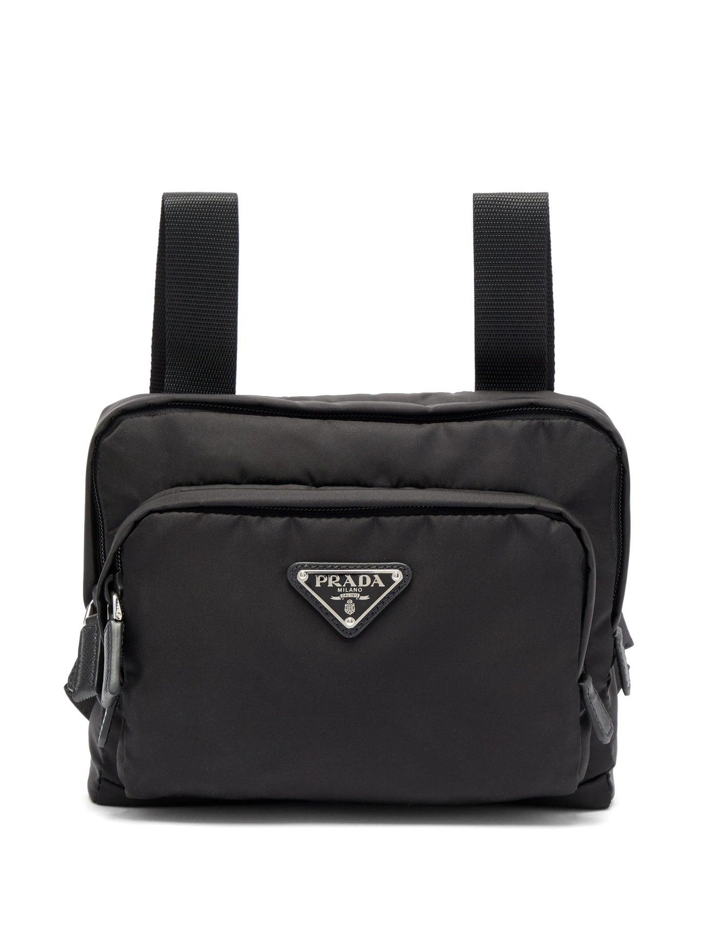 Prada Synthetic Harness Bag in Black for Men - Lyst