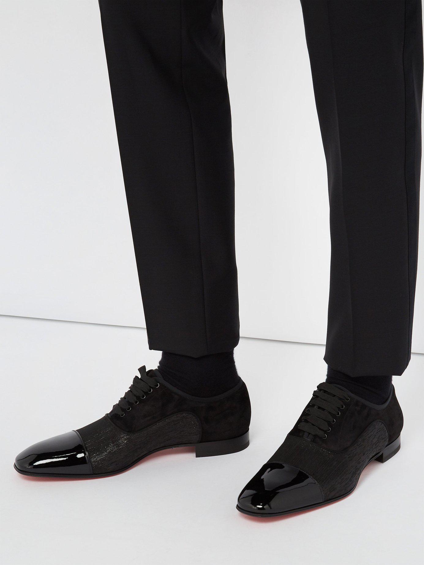 Christian Louboutin Black Oxfords for Men