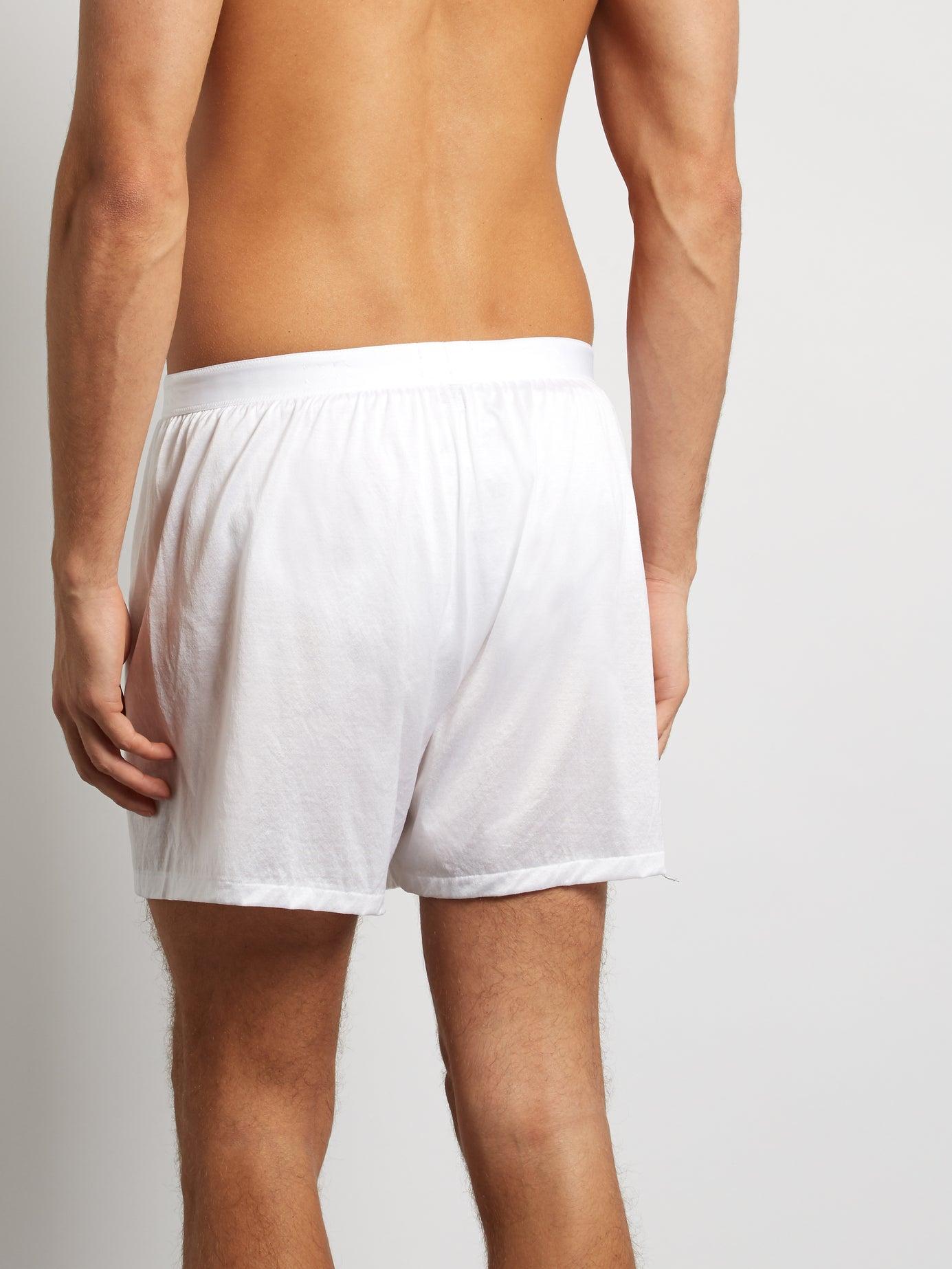Derek Rose Lewis Cottonjersey Boxer Shorts in White for Men Lyst