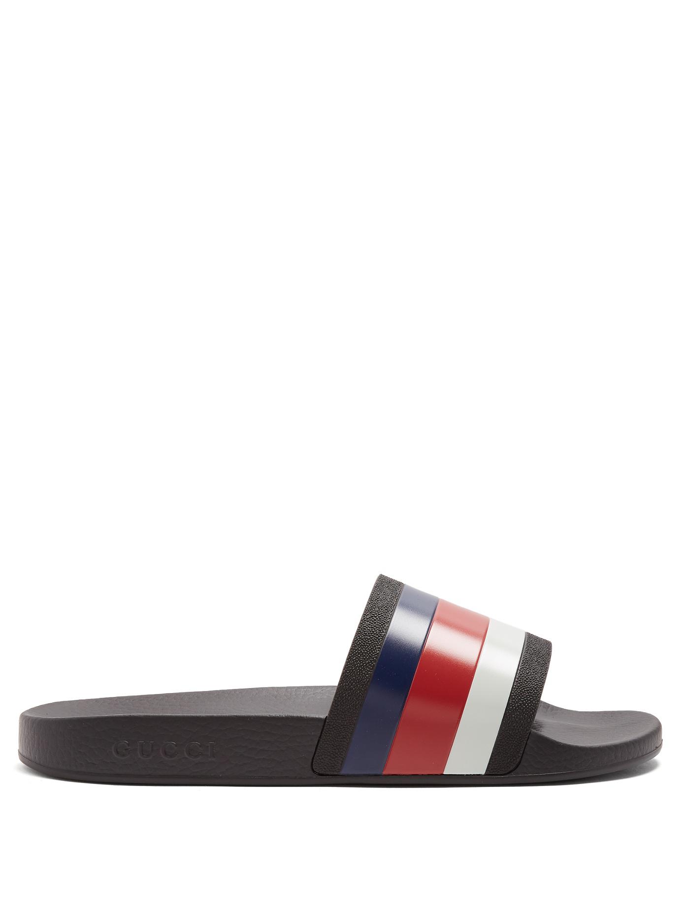 mens gucci pool slides