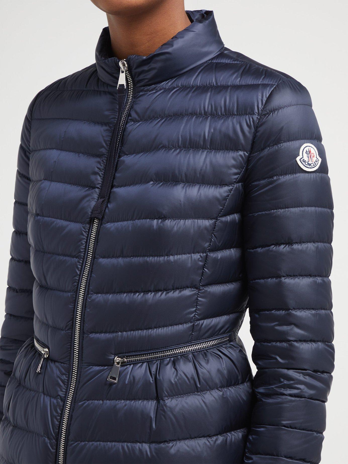 Moncler Agate Lightweight Quilted Down Filled Jacket in Navy (Blue) - Lyst