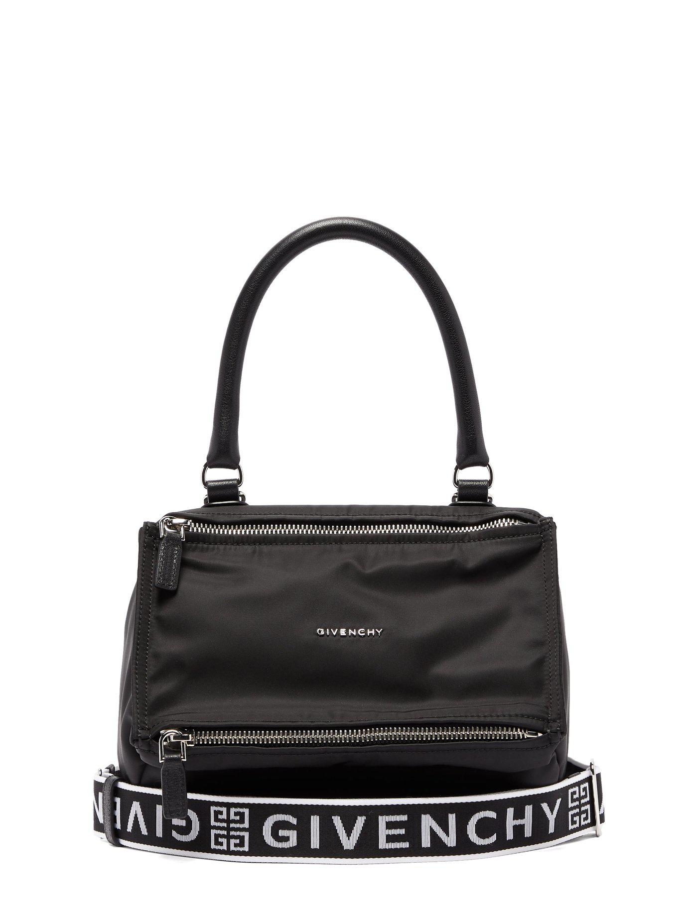Bunke af hjort pause Givenchy Pandora Nylon Bag in Black | Lyst