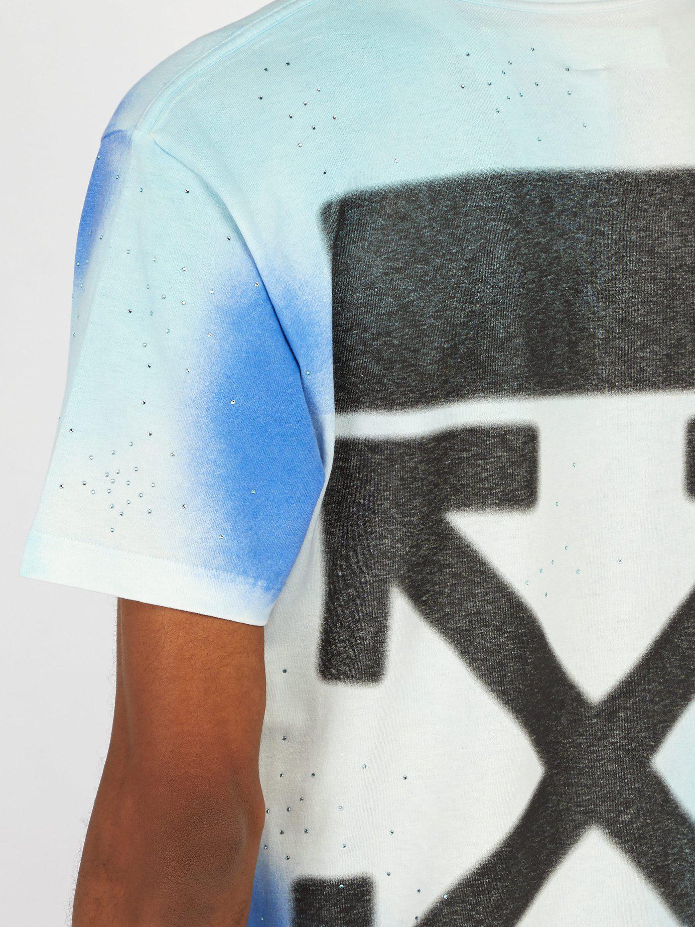 tie dye off white shirt