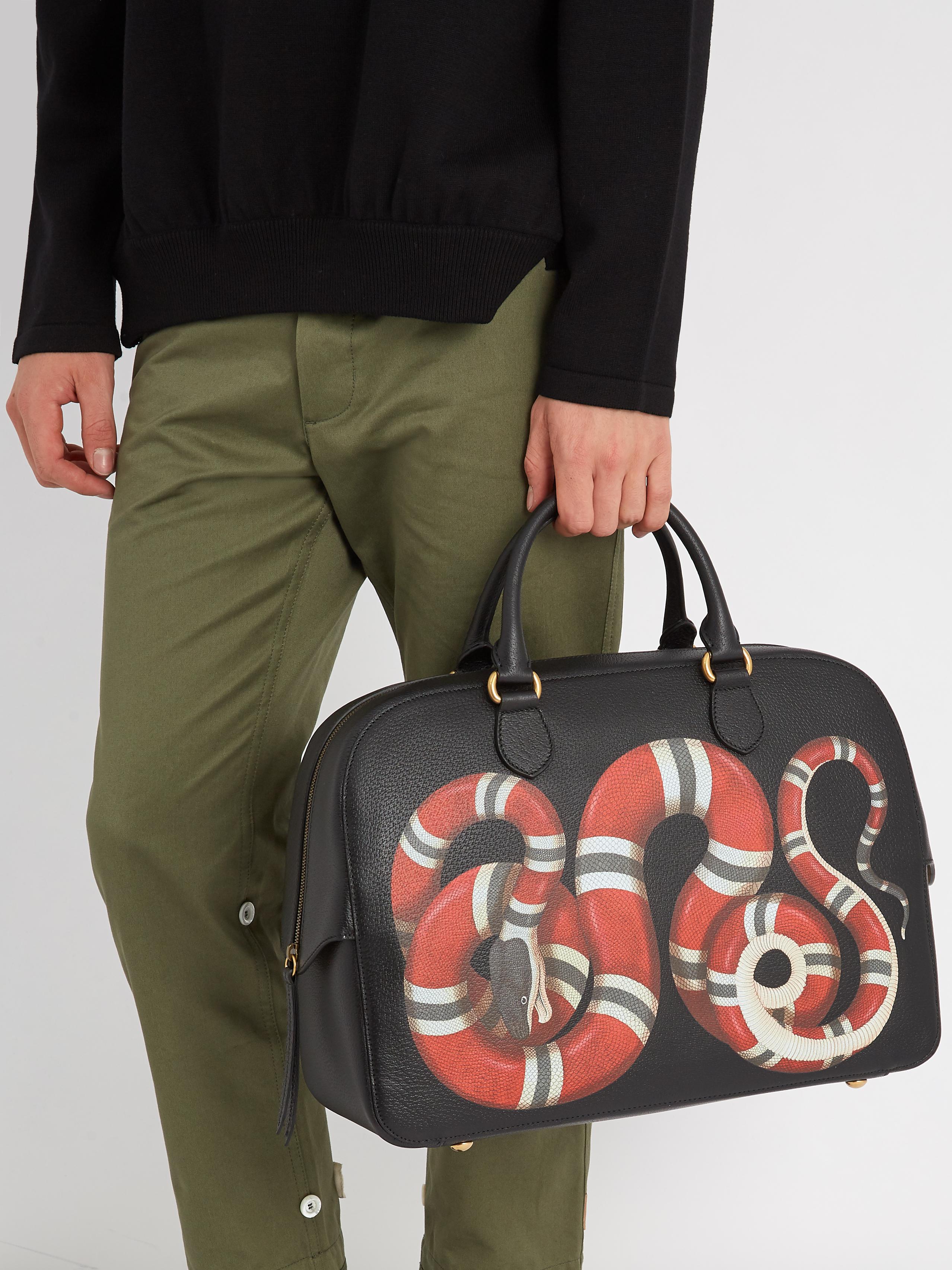 High Quality Snake Leather Bag | Snake Print Handbag Luxury - Print Leather  Shoulder - Aliexpress