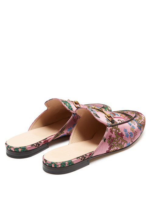 gucci style backless loafers