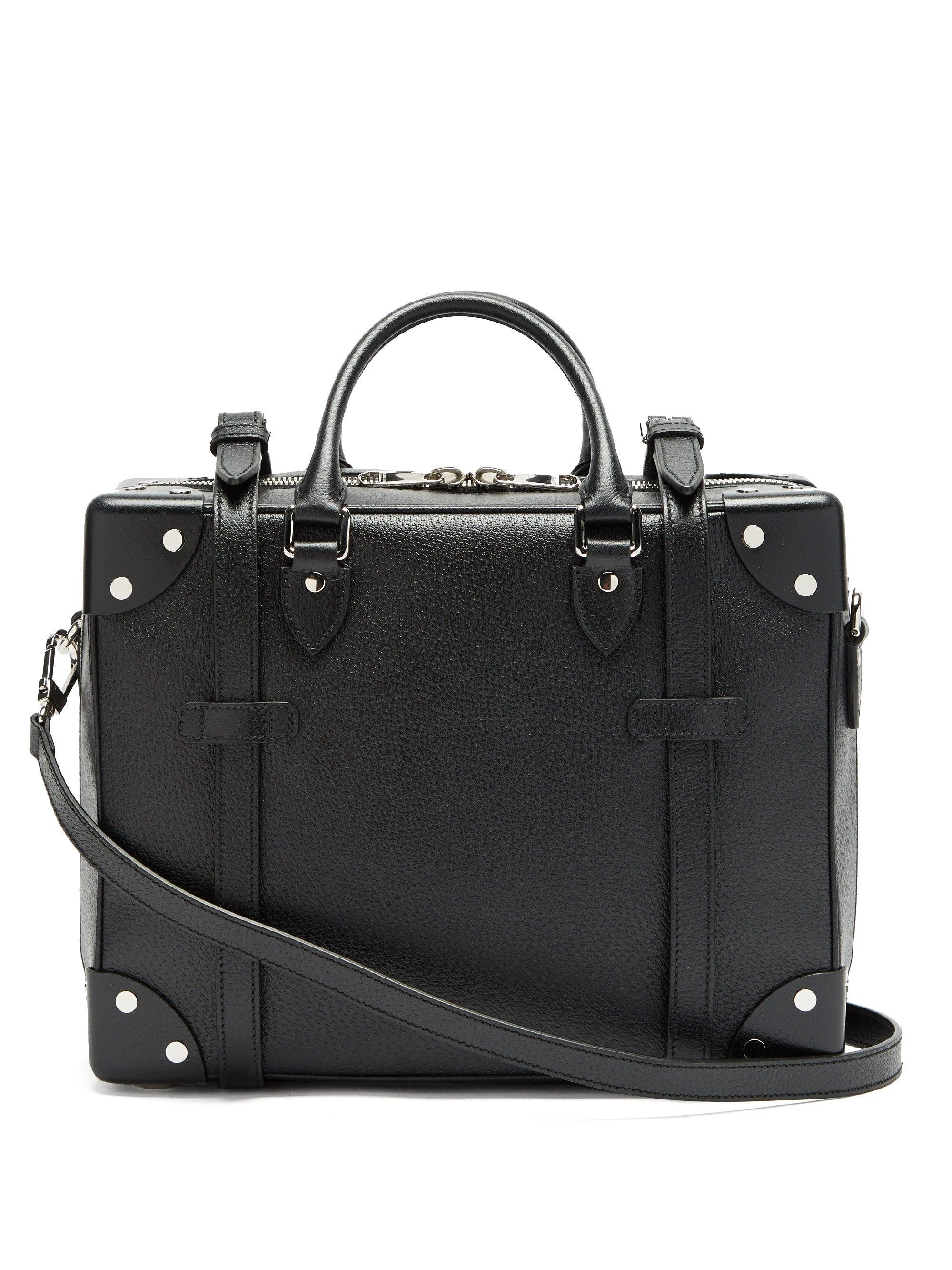 Gucci Gt Grainedleather Crossbody Bag in Black for Men Lyst