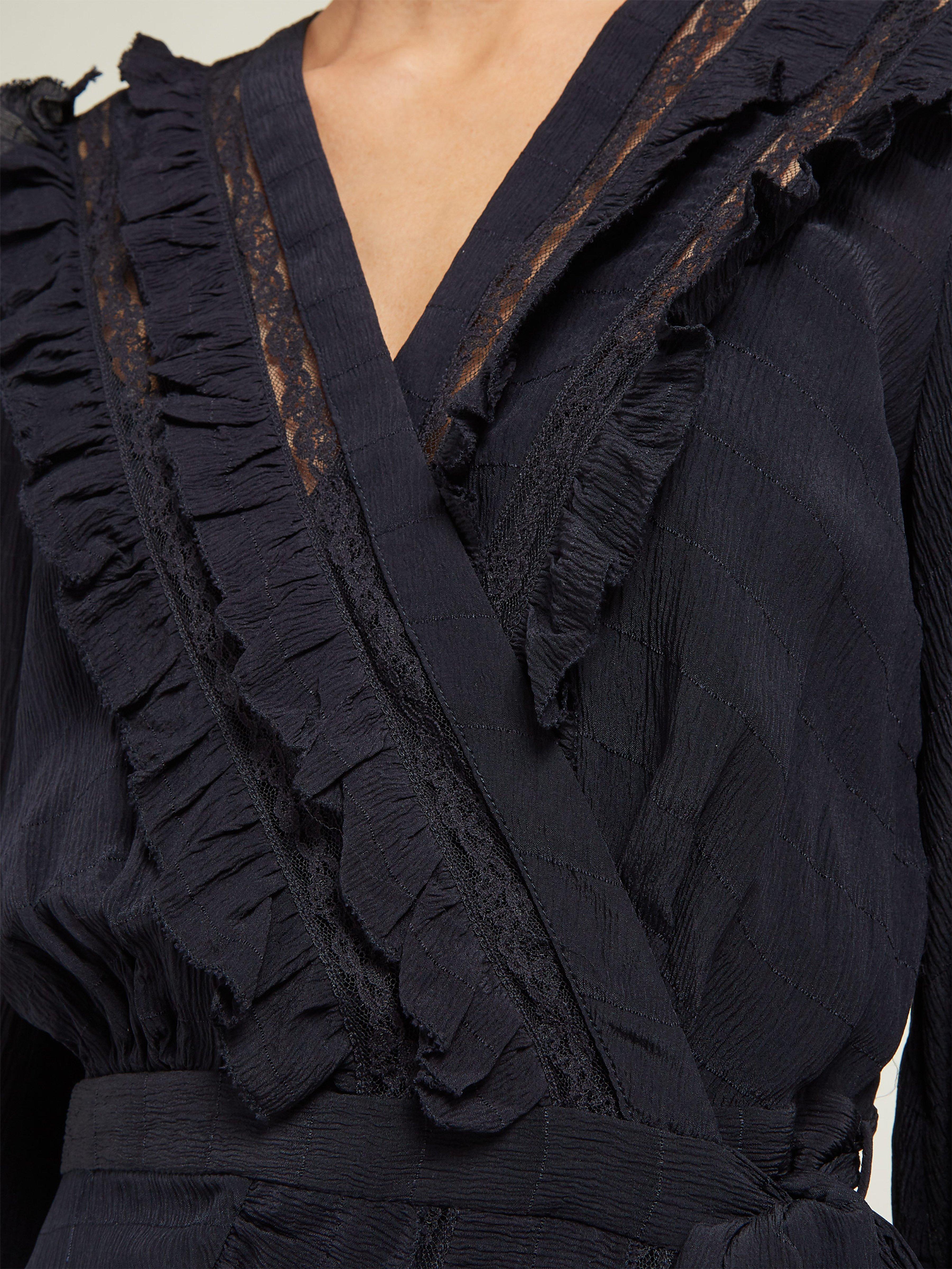 Zimmermann moncur wrap dress sale
