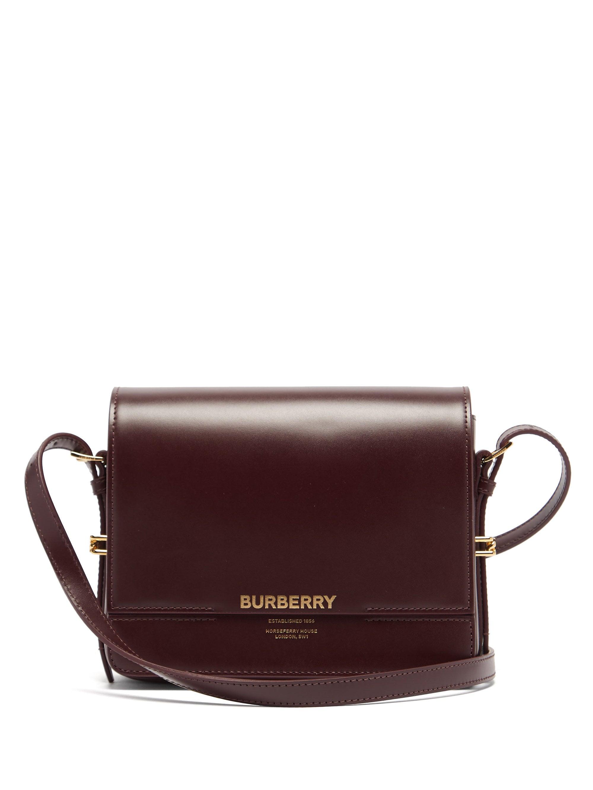 Burberry Grace Small Leather Crossbody Bag Lyst
