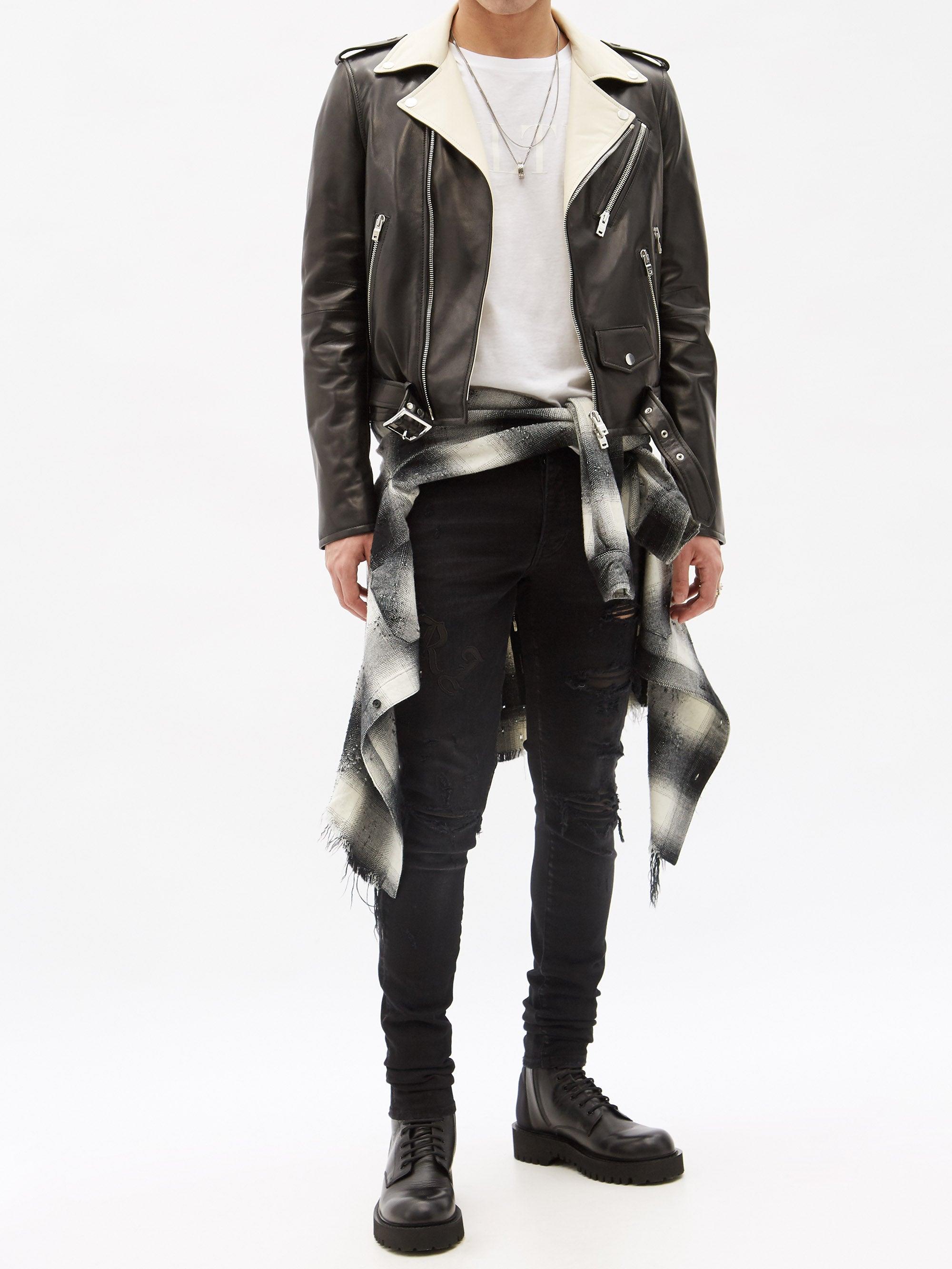 amiri biker jacket