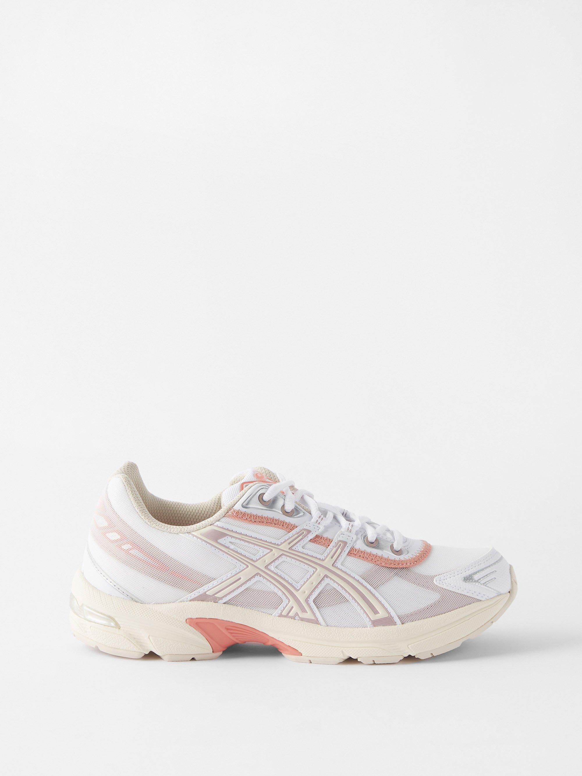 Asics Gel-1130 Leather And Mesh Trainers in White | Lyst