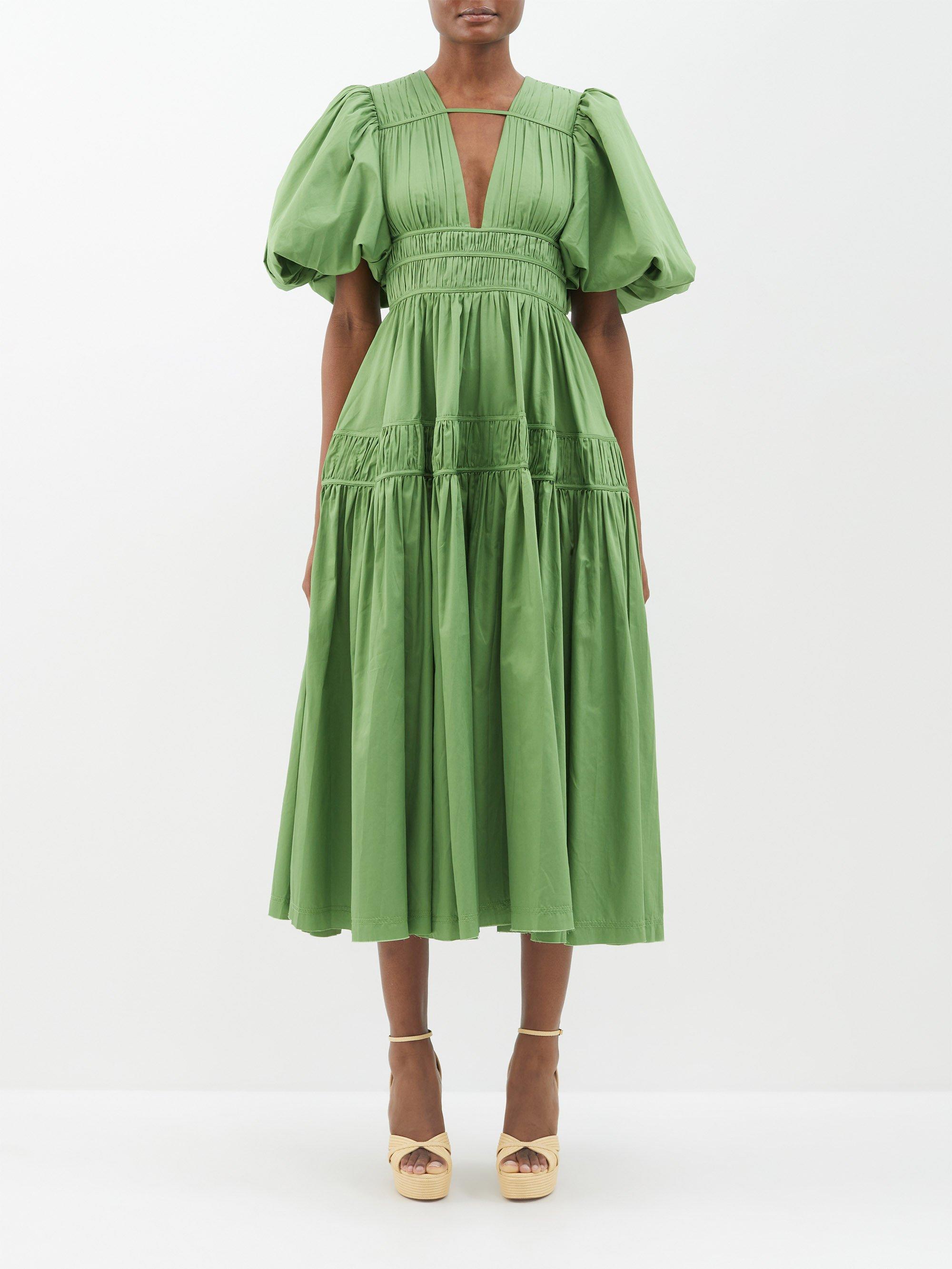Water green shop dress