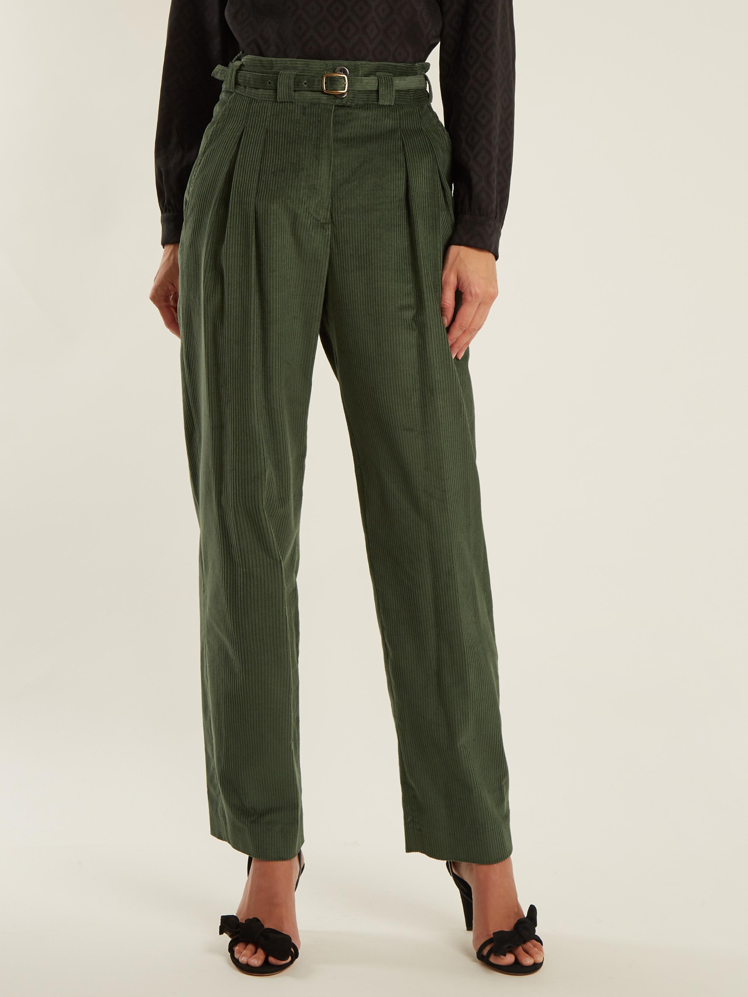A.P.C. Joan High-rise Corduroy Trousers 
