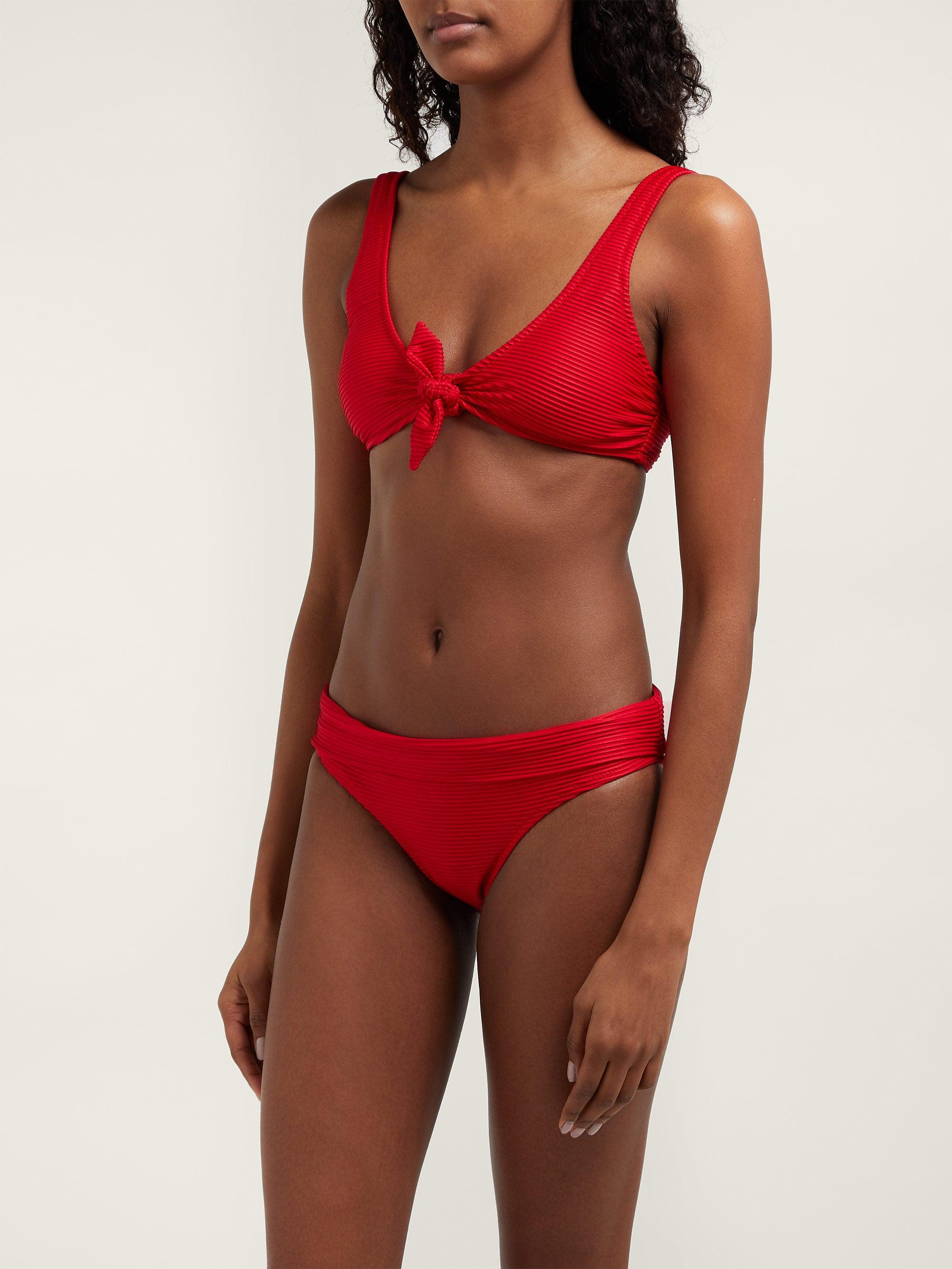 heidi klein red bikini
