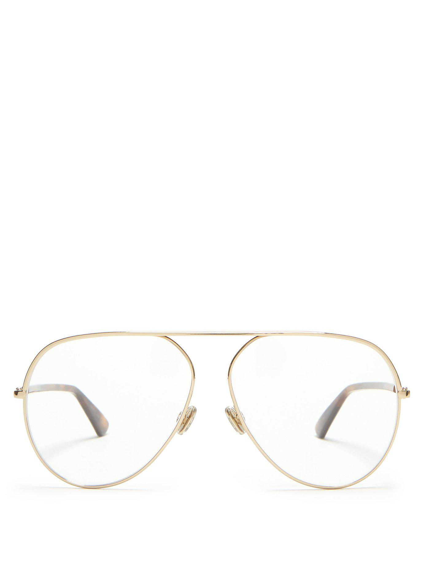 dior aviator eyeglasses
