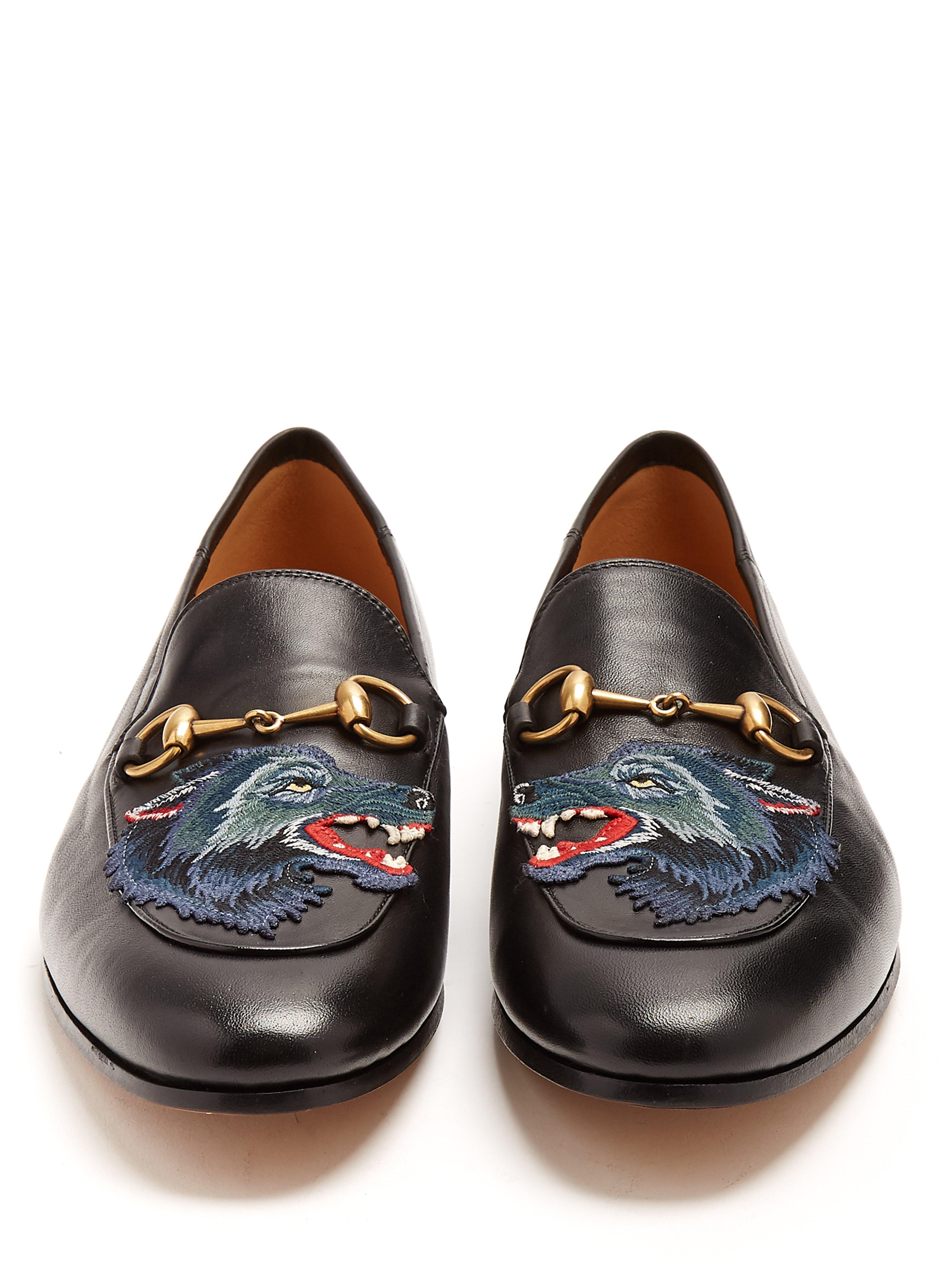 Gucci Brixton Angry Wolf Applique 