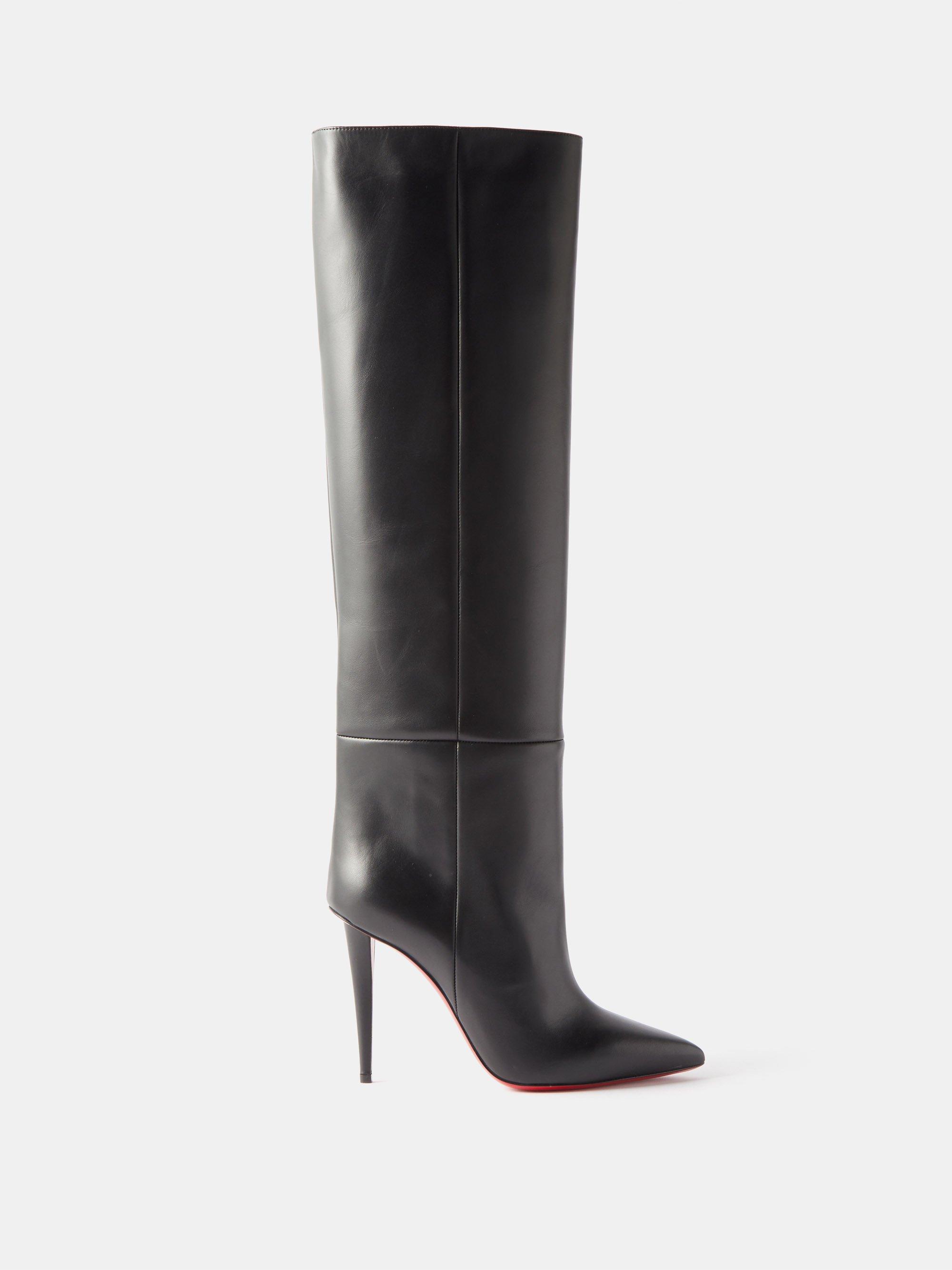 louboutin boots tradesy