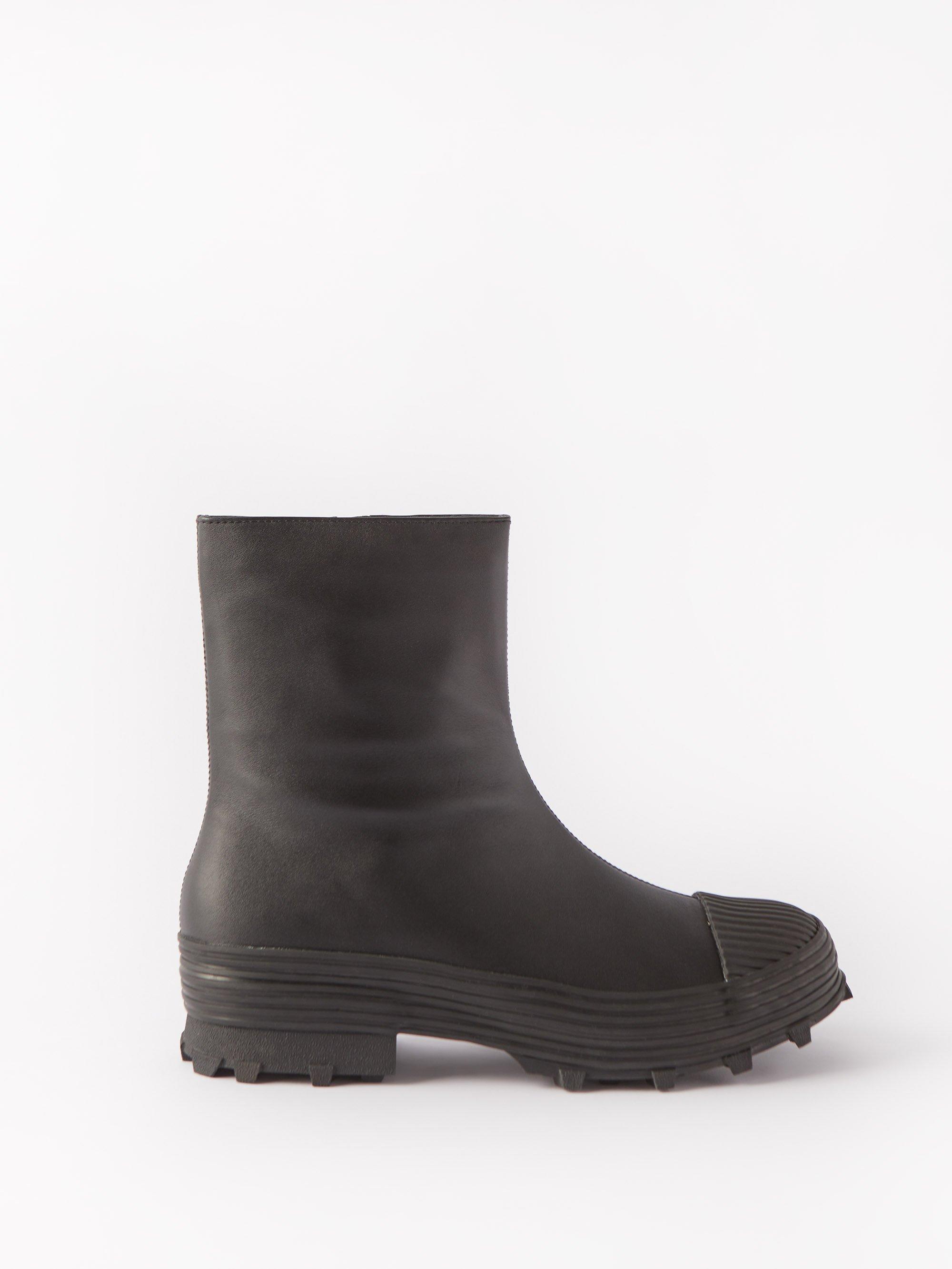 CAMPERLAB Traktori Leather Ankle Boots in Black for Men | Lyst