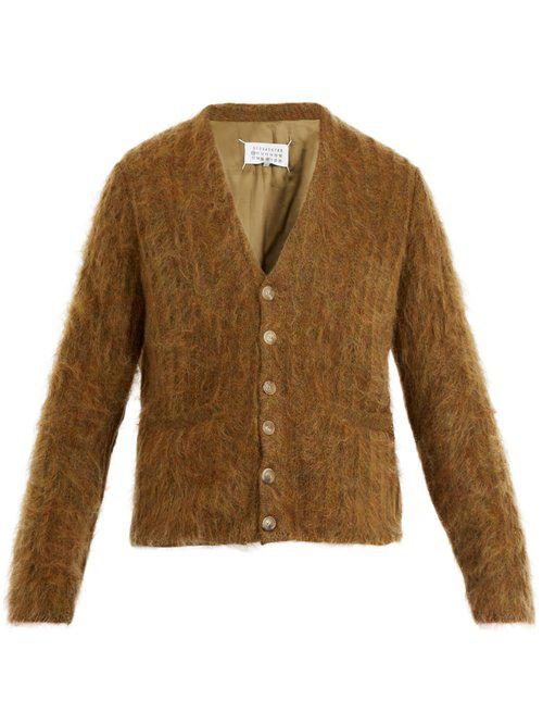 maison margiela mohair cardigan